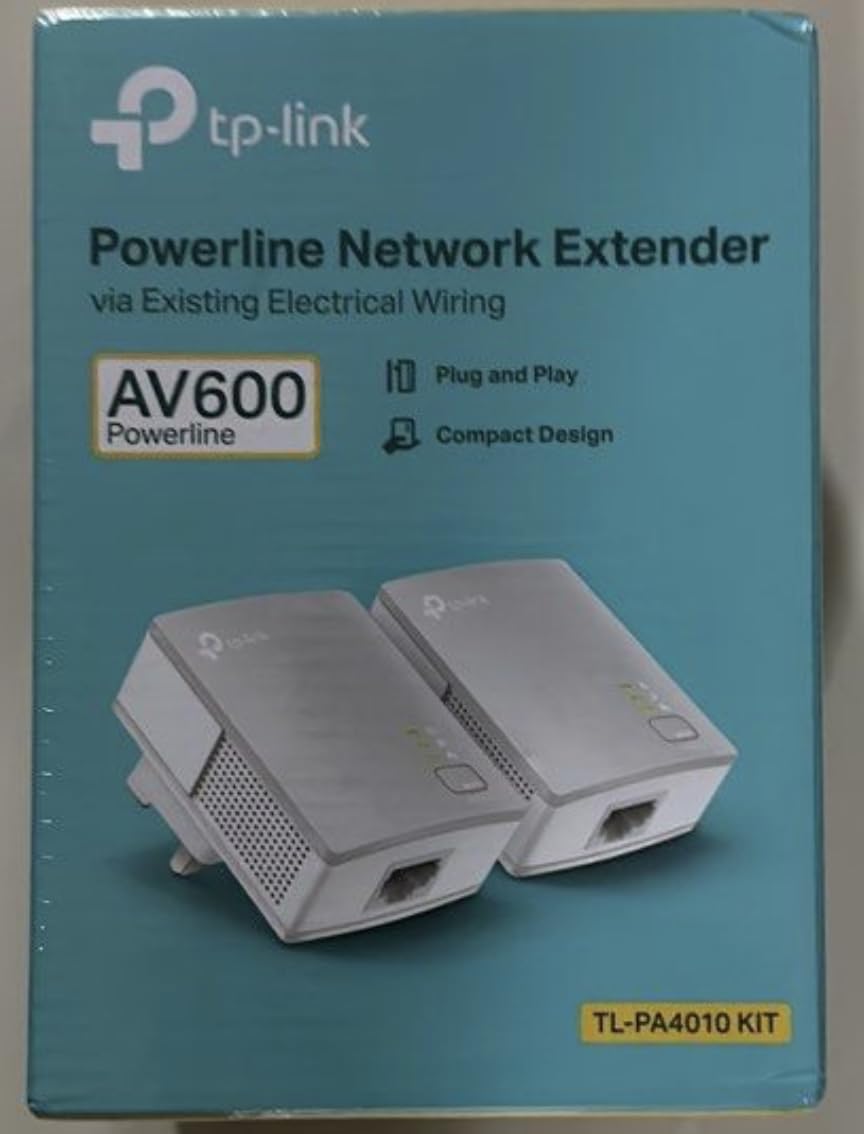 TP-Link AV600 Powerline Ethernet Adapter Kit - Gigabit Port, Plug Pair & Play, Power Saving, Nano Sized Powerline Network Adapter (TL-PA4010 KIT) customer photo 1