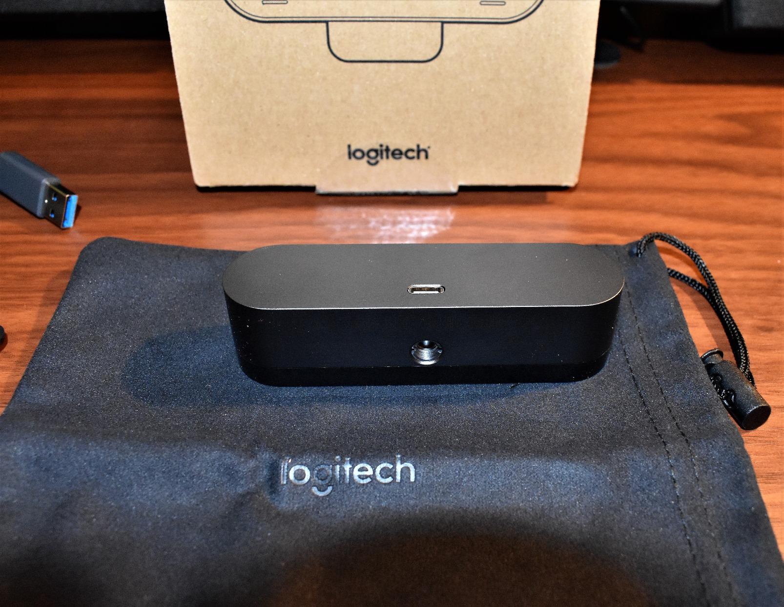 Logitech BRIO 4K Webcam, Ultra HD 4K Video Calling, 5X HD Zoom, RightLight 3 with HDR, Windows Hello Certified, Works with Teams, Zoom, Google Meet customer photo 1