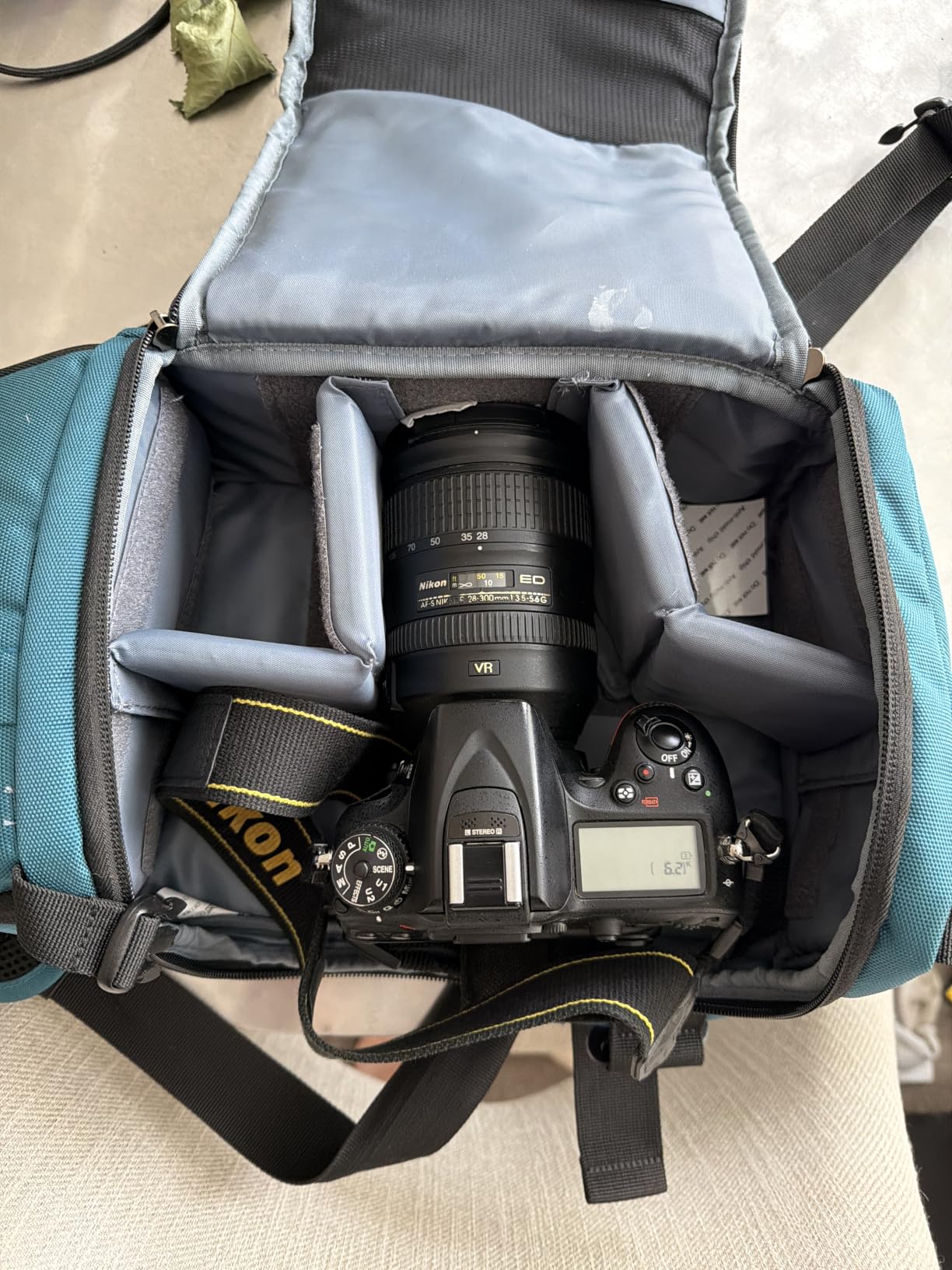 MOSISO Camera Sling Bag, DSLR/SLR/Mirrorless Camera Case Shockproof Photography Camera Backpack with Tripod Holder & Removable Modular Inserts Compatible with Canon/Nikon/Sony/Fuji, Black customer photo 1