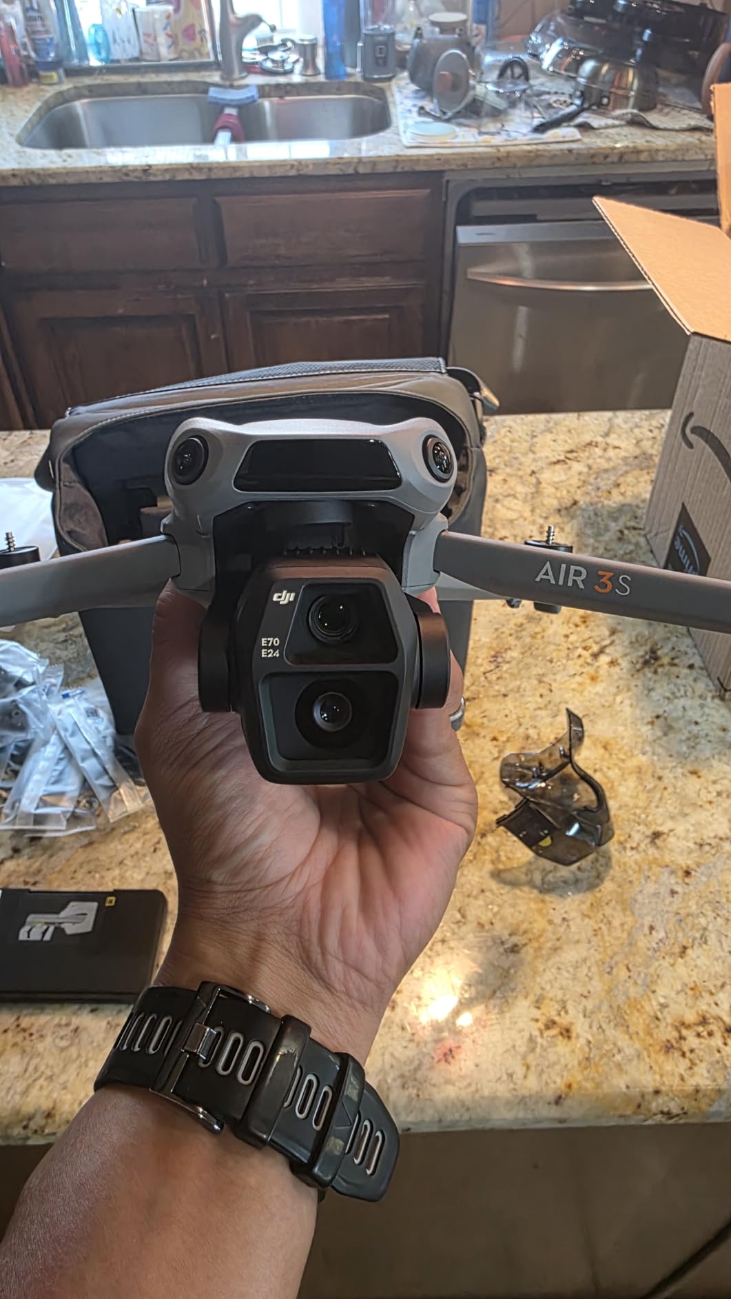 DJI Air 3S Fly More Combo (RC 2 Screen Remote Controller), 4K Drone | Drone With 1 CMOS Wide-Angle & Medium Tele Camera for Adults, 4K/60fps, Omnidirectional Sensing, 3 Batteries customer photo 2