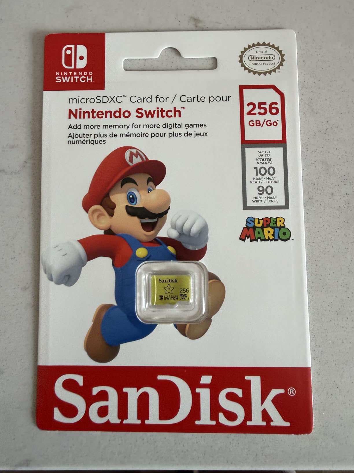 SanDisk 256GB microSDXC Card Licensed for Nintendo Switch - SDSQXAO-256G-GNCZN customer photo 2