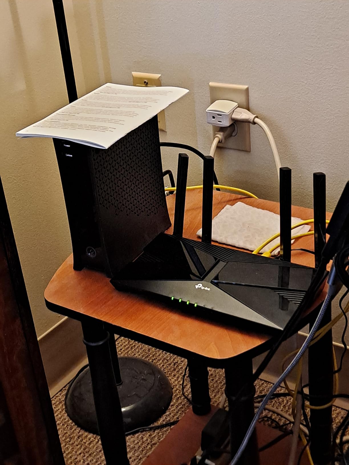 TP-Link Smart WiFi 6 Router (Archer AX10) - 4 Gigabit LAN Ports, Dual Band 802.11AX Router, Beamforming, OFDMA, MU-MIMO, Parental Controls, Dual-Core 900MHz Processor, Works with Alexa customer photo 1