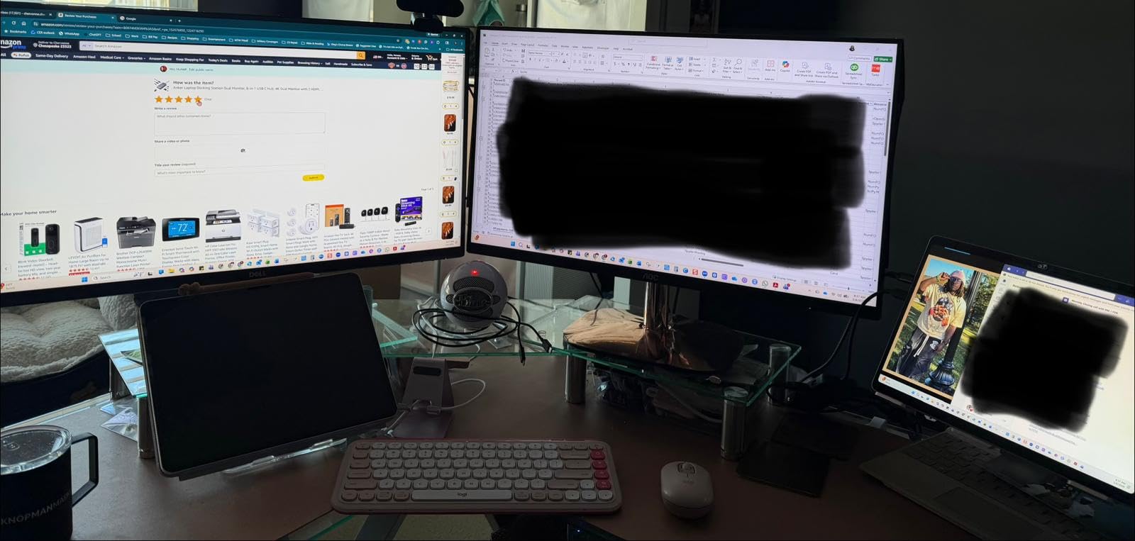 Anker Laptop Docking Station Dual Monitor, 8-in-1 USB C Hub, 4K Dual Monitor with 2 HDMI, 1 Gbps Ethernet Hub, 85W Power Delivery, SD Card Reader, for XPS and More (Charger not Included) customer photo 2