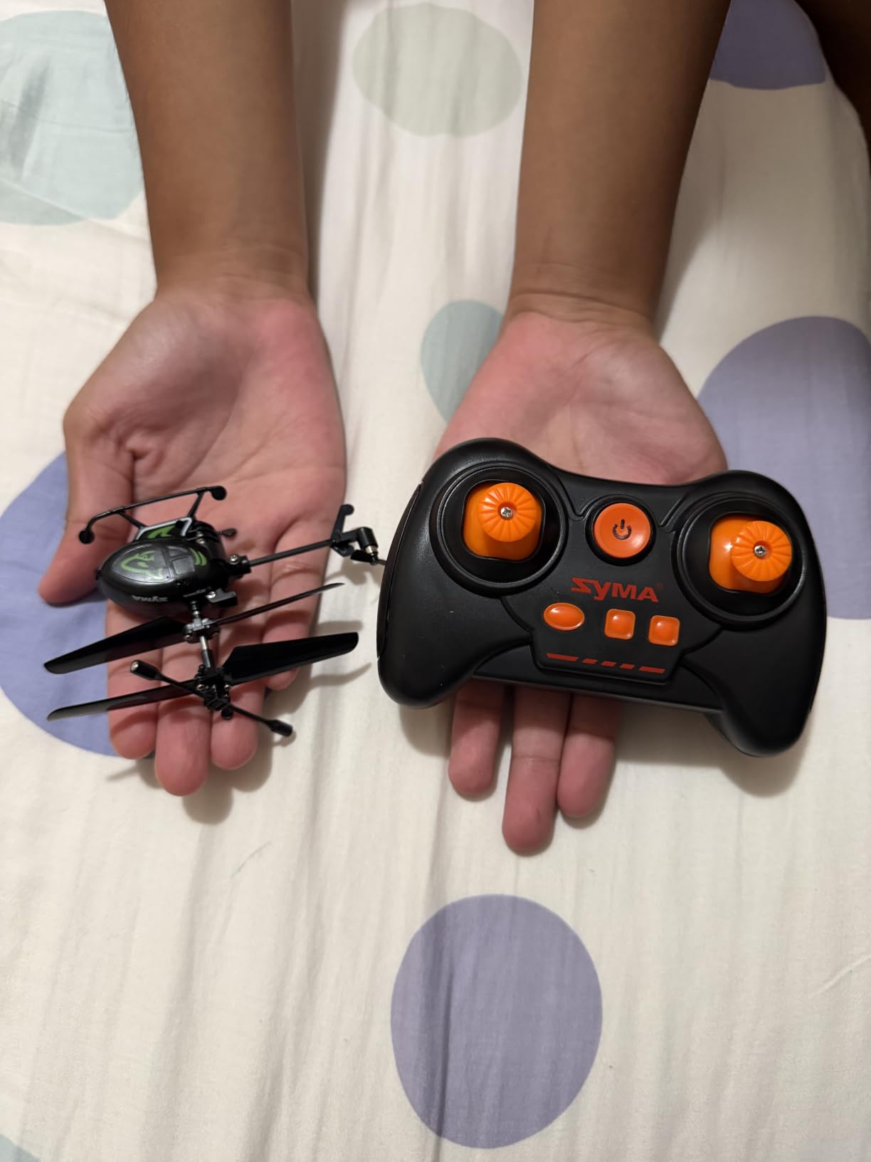 SYMA S100 Mini RC Helicopter, Remote Control Helicopter with Gyro Stabilizer, Altitude Hold, 3.5 Channel, 5-7 Min Flight Time, Gift for Boys and Girls customer photo 1