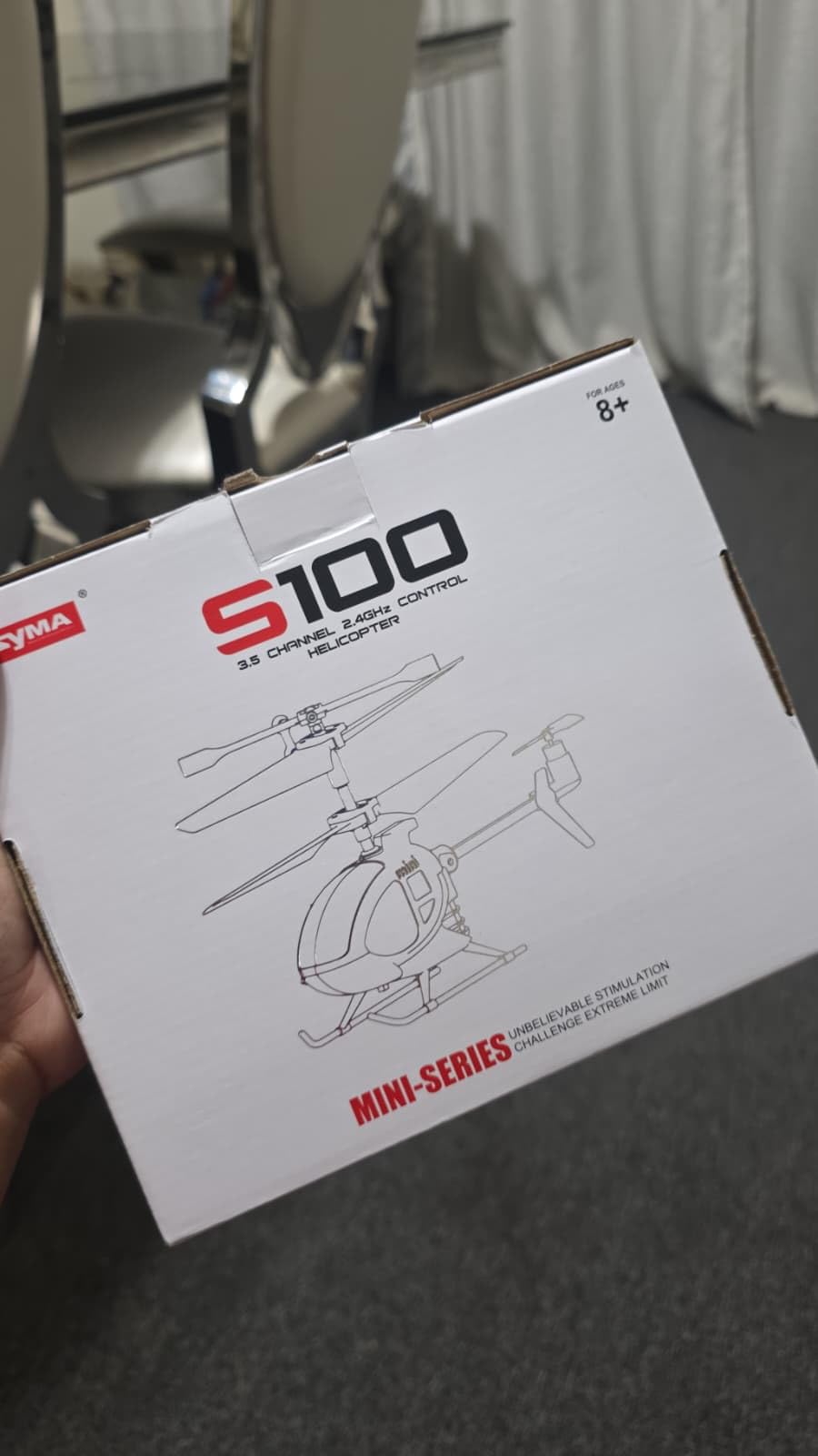 SYMA S100 Mini RC Helicopter, Remote Control Helicopter with Gyro Stabilizer, Altitude Hold, 3.5 Channel, 5-7 Min Flight Time, Gift for Boys and Girls customer photo 2
