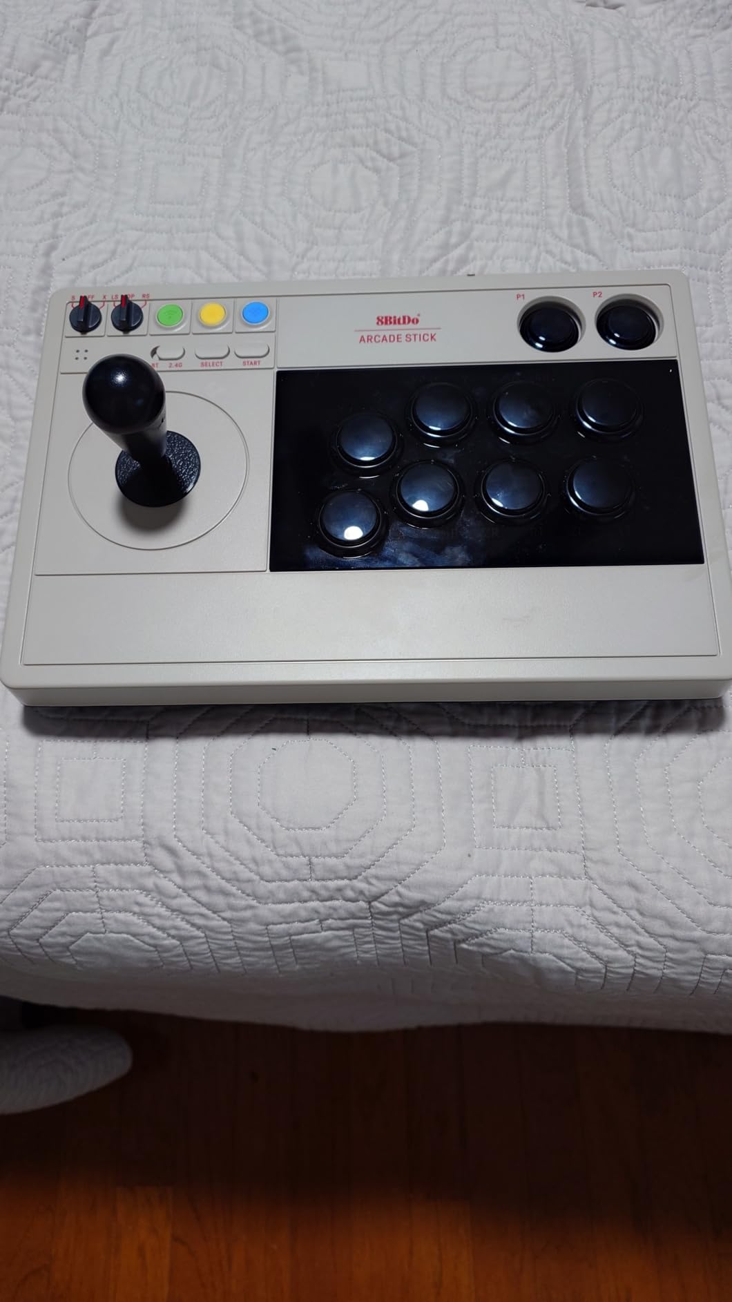 8Bitdo Arcade Stick for Switch & Windows, Arcade Fight Stick Support Wireless Bluetooth, 2.4G Receiver and Wired Connection customer photo 1
