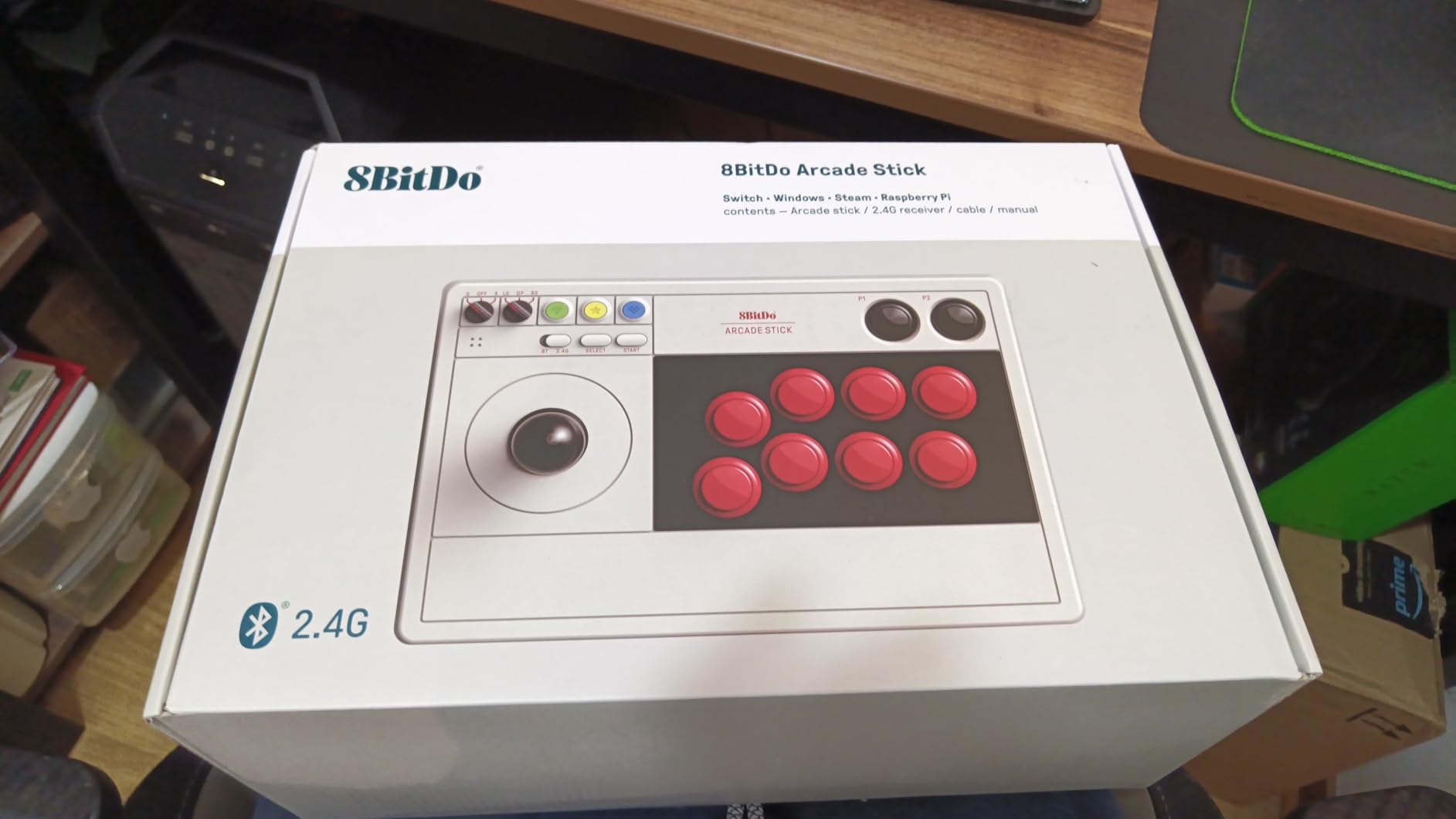 8Bitdo Arcade Stick for Switch & Windows, Arcade Fight Stick Support Wireless Bluetooth, 2.4G Receiver and Wired Connection customer photo 2