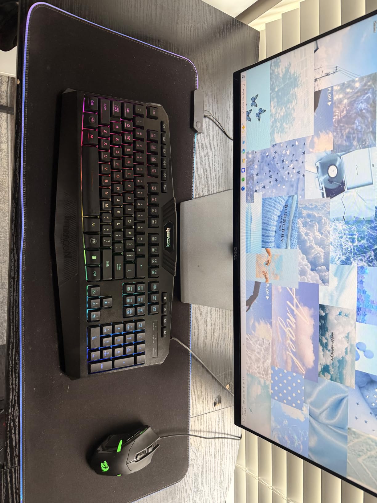 RGB Mousepad Led Mouse Pad, Large Mouse Pad, Led and Big Mouse mat customer photo 2