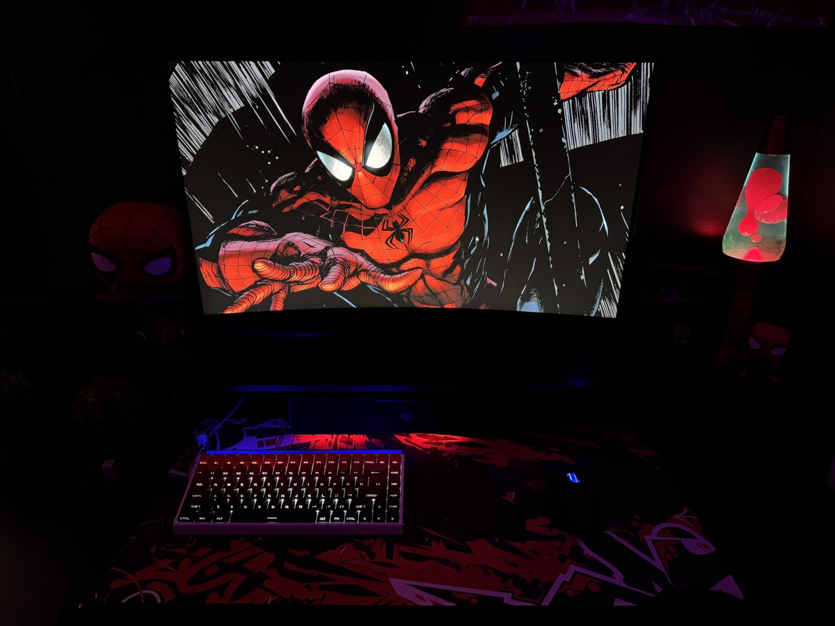 Canjoy Gaming Mouse Pad, XL Large Extended Keyboard Mouse Mat Big Computer Desk Pad with Non-Slip Base and Stitched Edge for Home Office Gaming Work 31.5x15.7inch customer photo 1