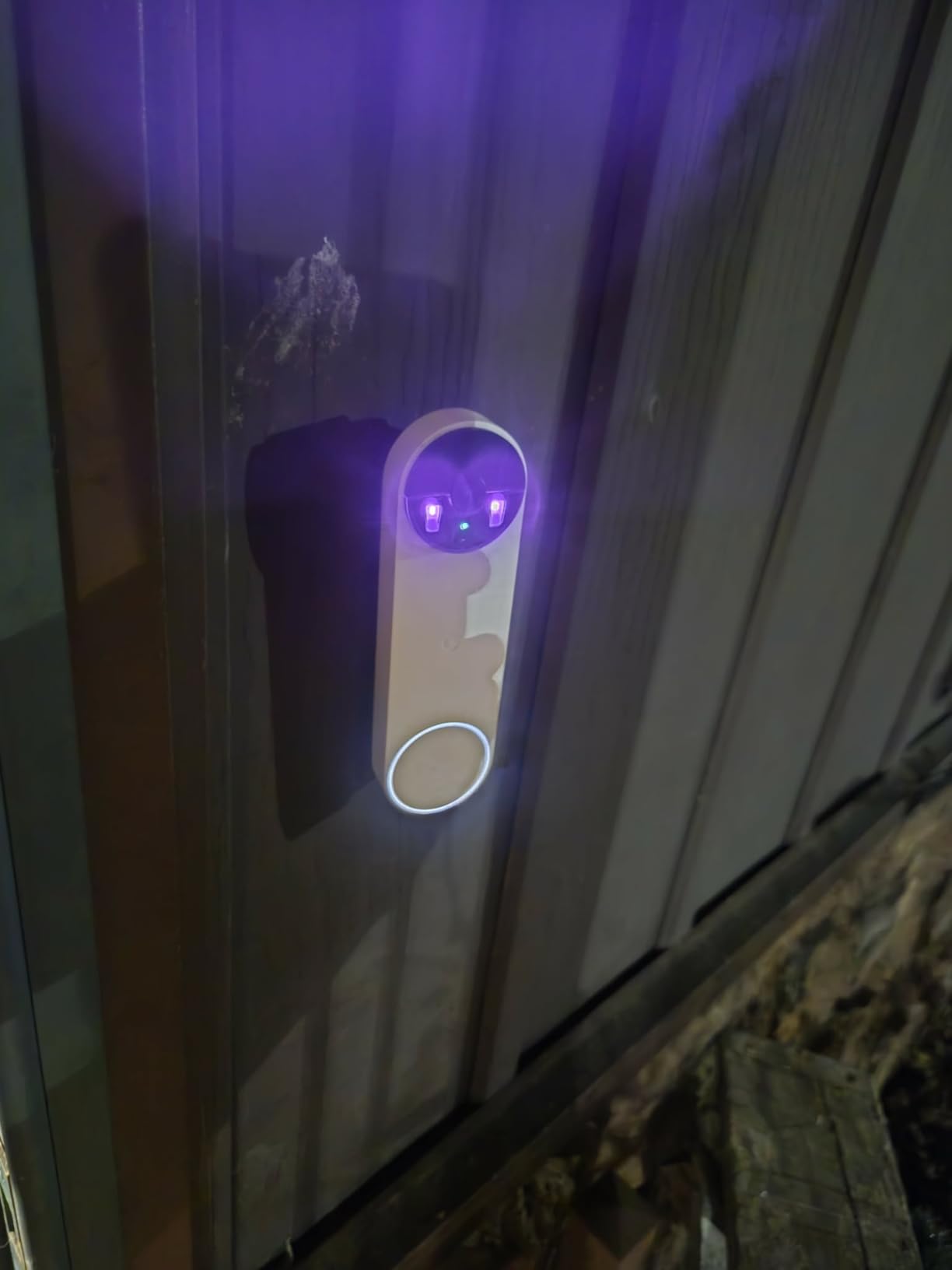 Google Nest Doorbell (Battery) - Ash | 6x digital zoom video doorbell, HD, 24/7 live view, Night vision, HDR, works with Google Home & Gemini customer photo 1