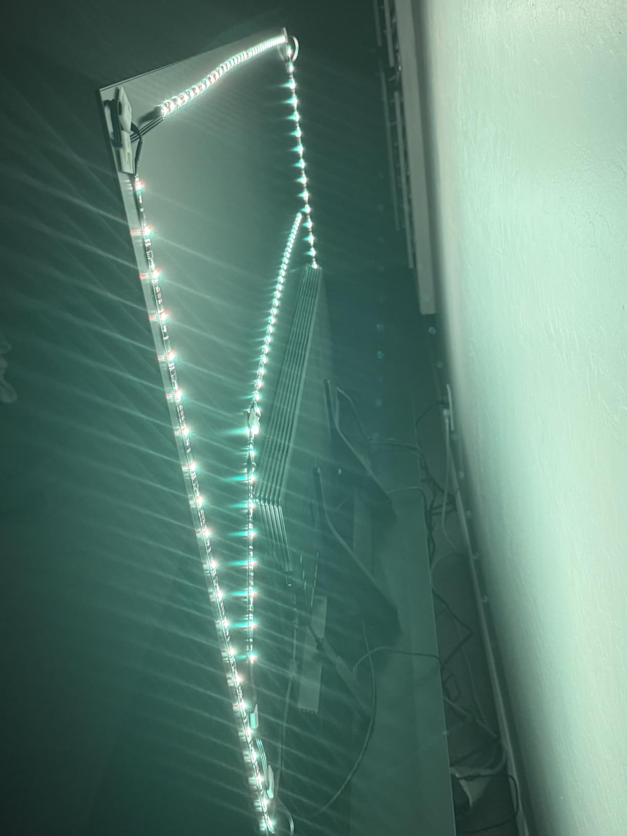 Govee TV LED Backlight, RGBIC Smart LED Strip Lights for 55-65 inch TVs | 99+ Scene Modes, Music Sync, Bluetooth and Wi-Fi APP Control, Works with Alexa & Google Assistant, Adapter, 12.5ft/114 LEDs customer photo 2