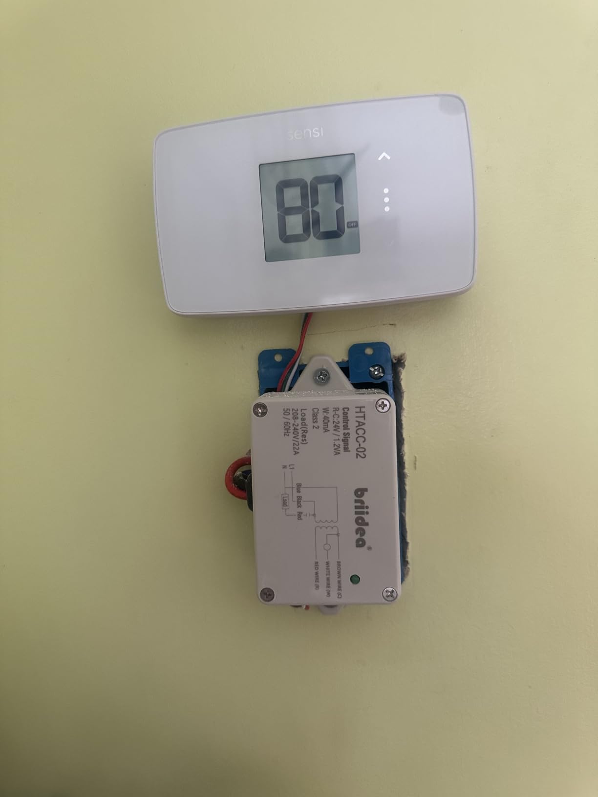 Sensi Lite Smart Thermostat, WiFi, Alexa, DIY, Energy Star Certified, ST25 customer photo 2