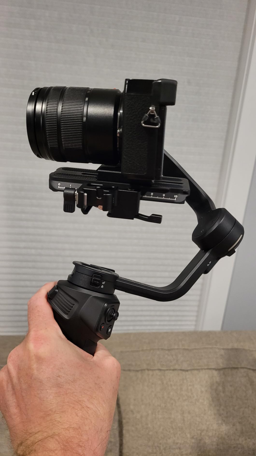 Zhiyun Weebill 3S Combo 3-Axis Gimbal Stabilizer for DSLR and Mirrorless Camera Compatible with Sony Nikon Canon Panasonic LUMIX Extendable Sling Grip Integrated Fill Light PD Fast Charge customer photo 1