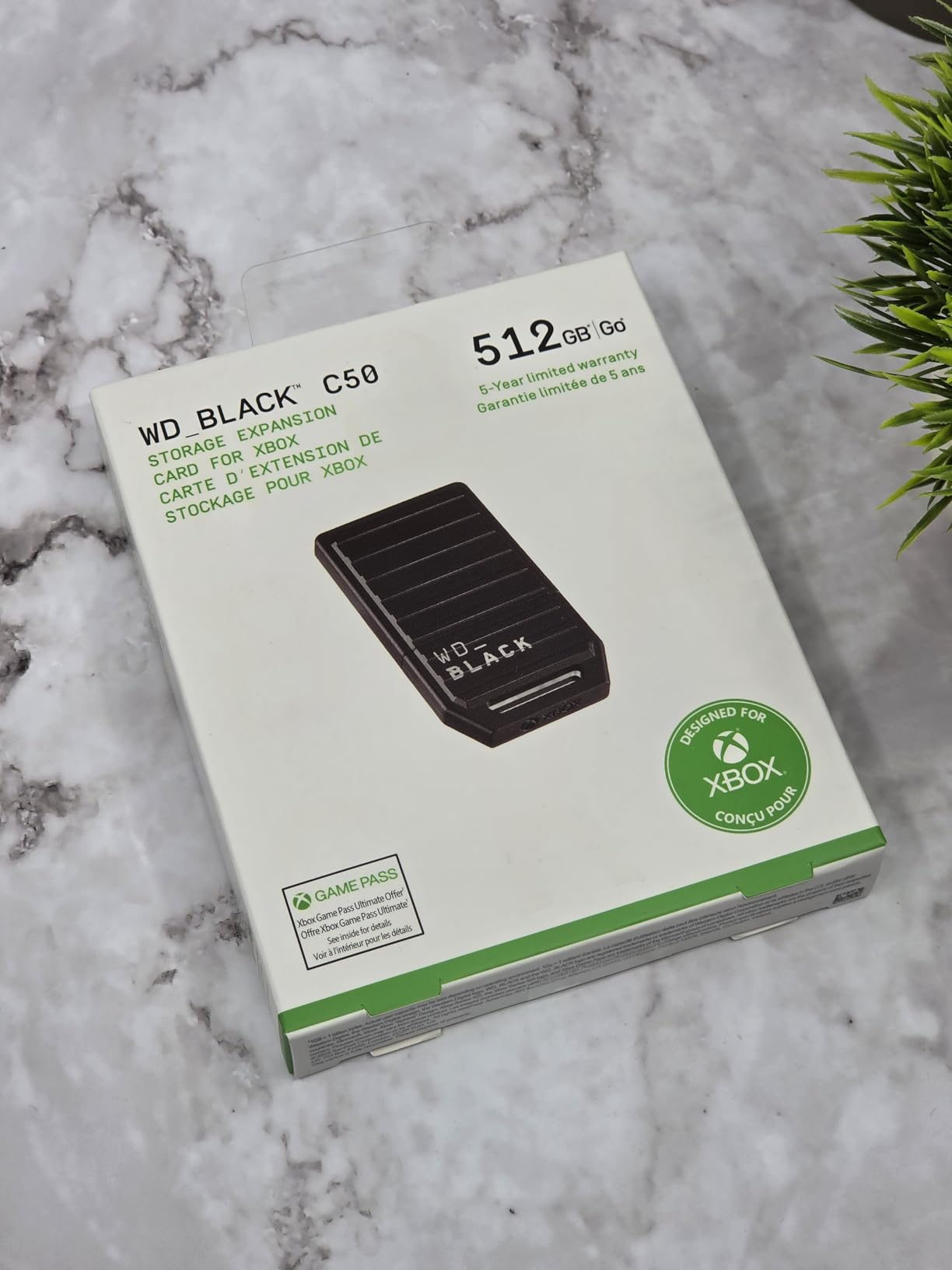WD_Black 1TB C50 Storage Expansion Card, Officially Licensed for Xbox - Quick Resume, Plug & Play, NVMe SSD Expansion for Xbox Series X|S Gaming Consoles - WDBMPH0010BNC-WCSN customer photo 1