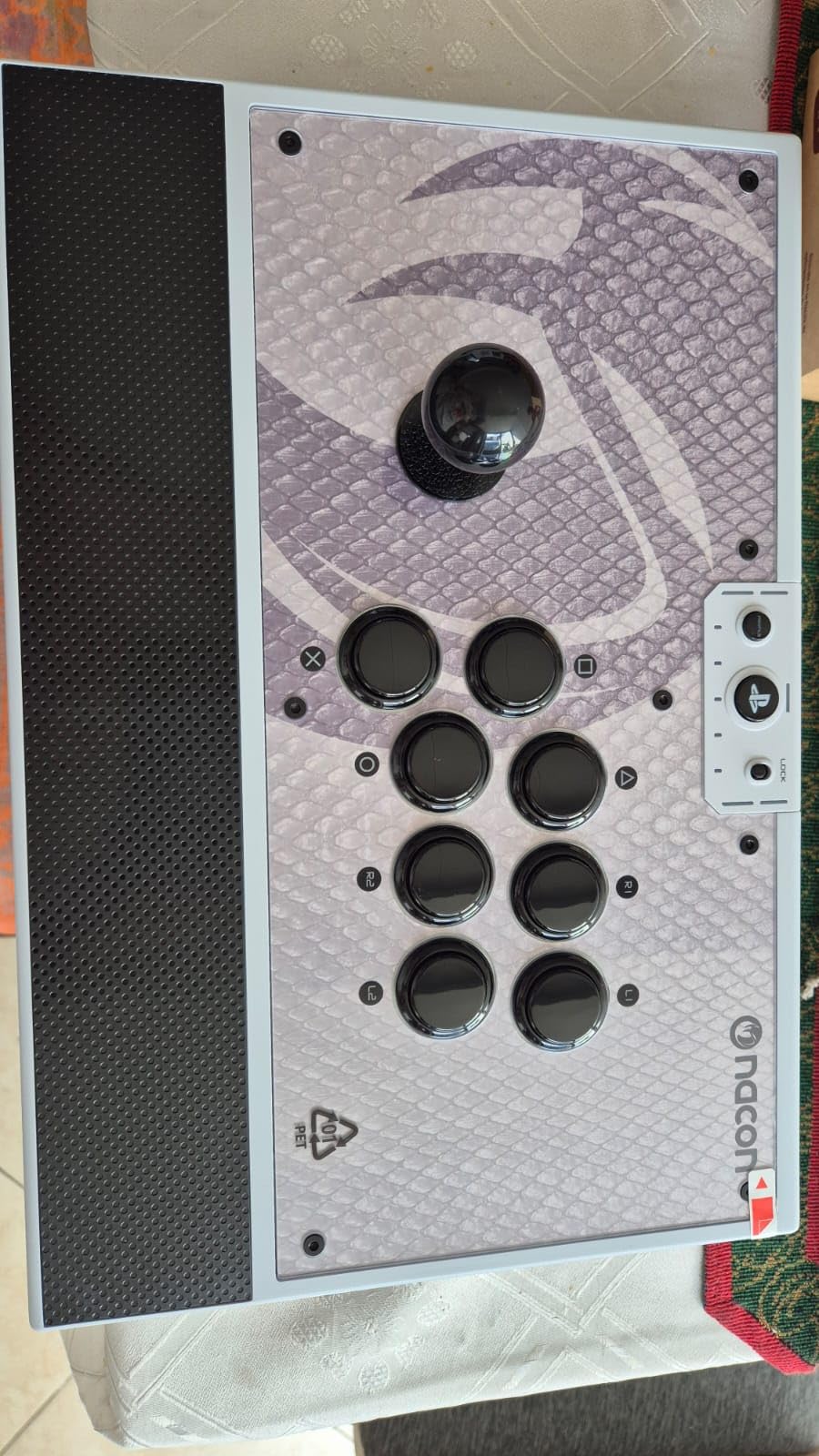 NACON Daija Arcade Fight Stick Officially Licensed for PlayStation | For PS5, PS4 and Windows 10, 11 PC - Sanwa Joysticks and Action Buttons, Customizable Front Plate, 3-Meter Cable customer photo 1