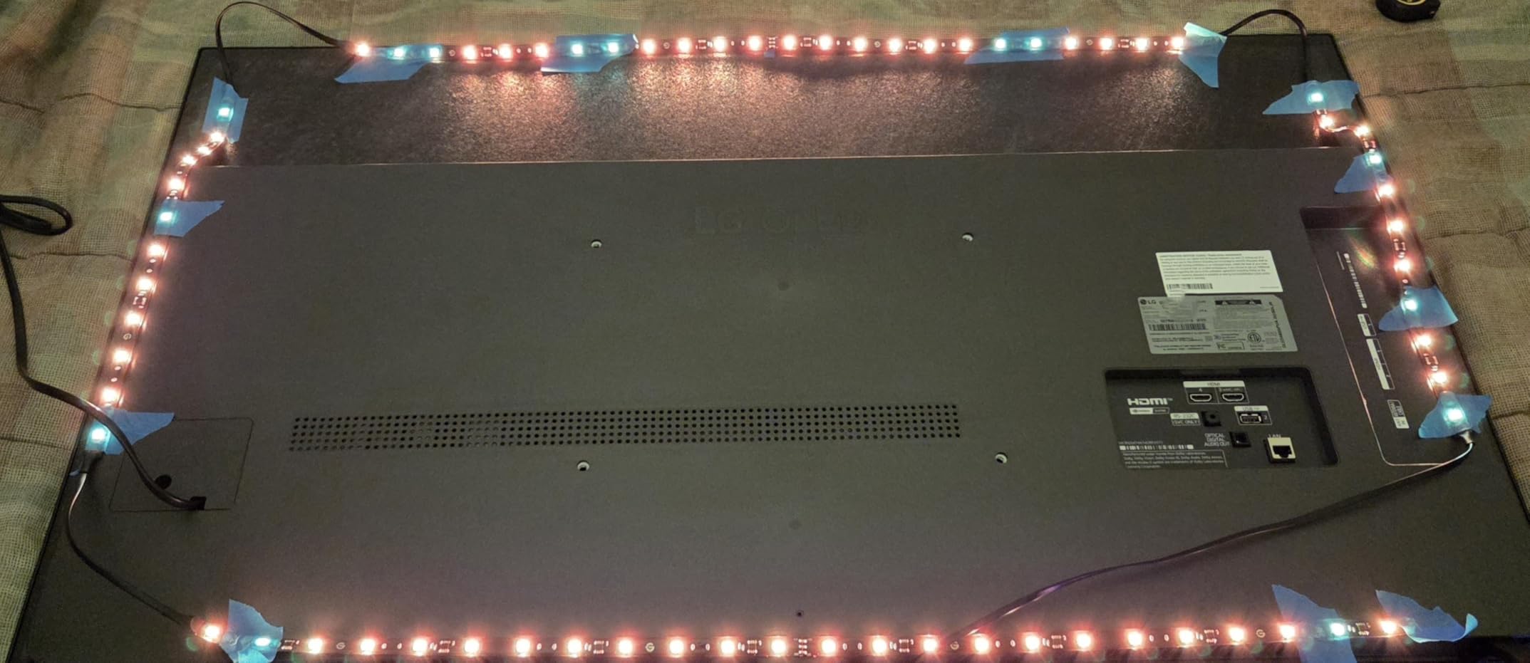 Govee TV Backlight 3 Lite, 11.8ft LED Strip Lights Sync with 55-65 Inch TVs customer photo 2