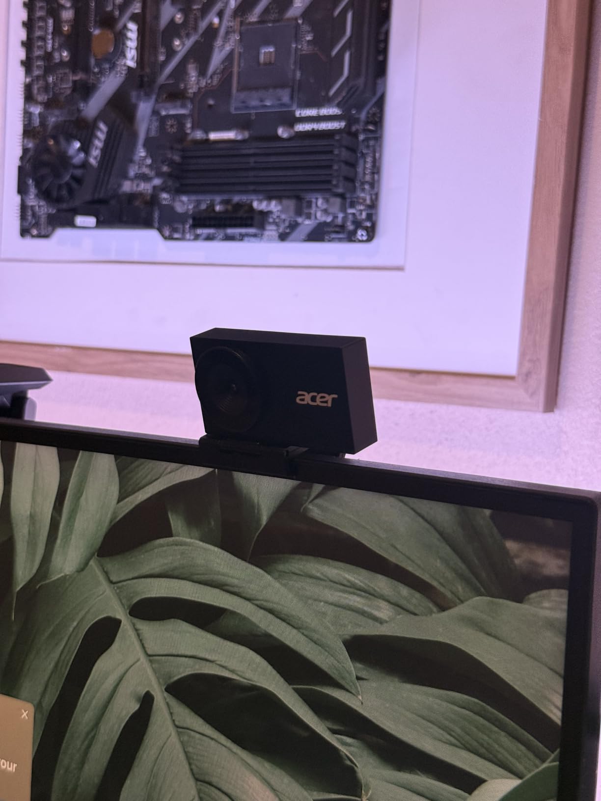 Acer 4K Webcam for PC/Mac with All-Metal Unibody Sculpted, Sony 1/2