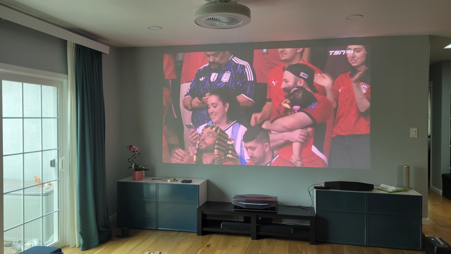 AWOL VISION LTV-3000 Pro 4K 3D Ultra Short Throw Triple Laser Projector, Dolby Vision & Atmos, HDR10+, 150