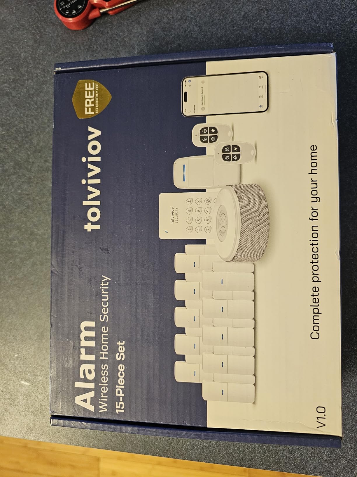 15-Piece WiFi Home Security System, DIY Wireless Alarm Kit, No Subscription | 120dB Loud Alarm, 8-Hour Backup Battery, Instant App Alerts, DIY Installation, No Monthly Fee, Expandable Home Protection customer photo 1