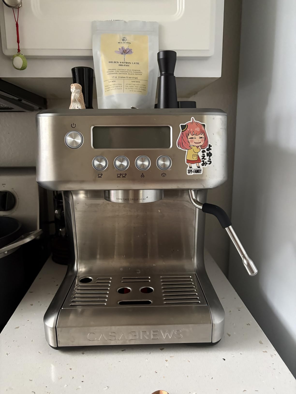 CASABREWS Ultra Espresso Machine, Barista Espresso Maker with Steam Wand | LCD Display, Custom Brew Temp, Latte & Cappuccino Machine, 20-Bar Italian Pump, Powerful Steam Wand, 73oz Removable Tank customer photo 2