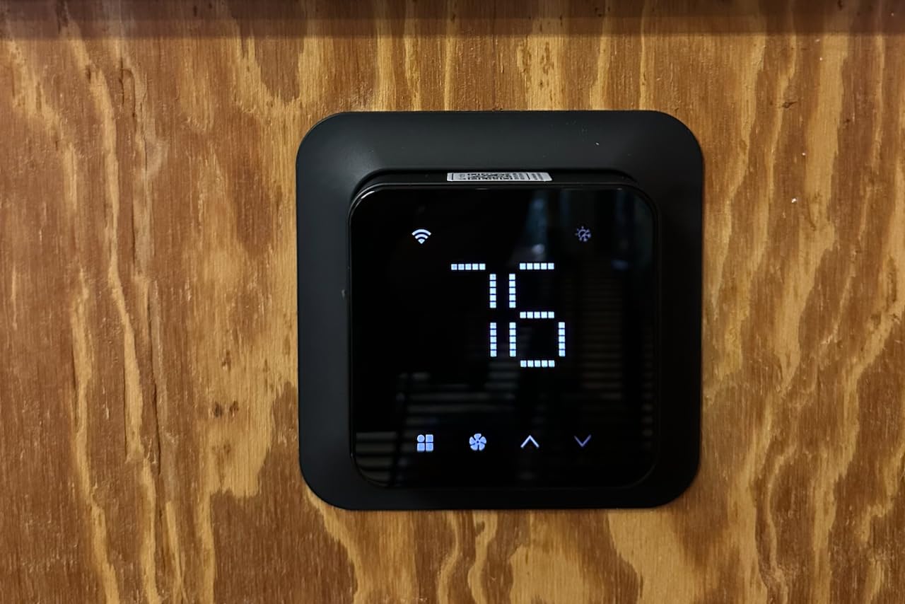 meross Smart Thermostat for Home, WiFi Thermostat Works with Matter, Alexa, Apple Home, Google Assistant, App & Voice Control, 7x24h Scheduling, Energy Saving, C-Wire Required customer photo 1