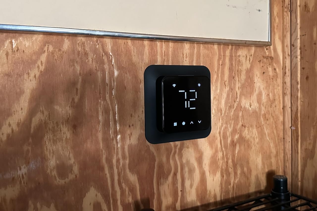 meross Smart Thermostat for Home, WiFi Thermostat Works with Matter, Alexa, Apple Home, Google Assistant, App & Voice Control, 7x24h Scheduling, Energy Saving, C-Wire Required customer photo 2