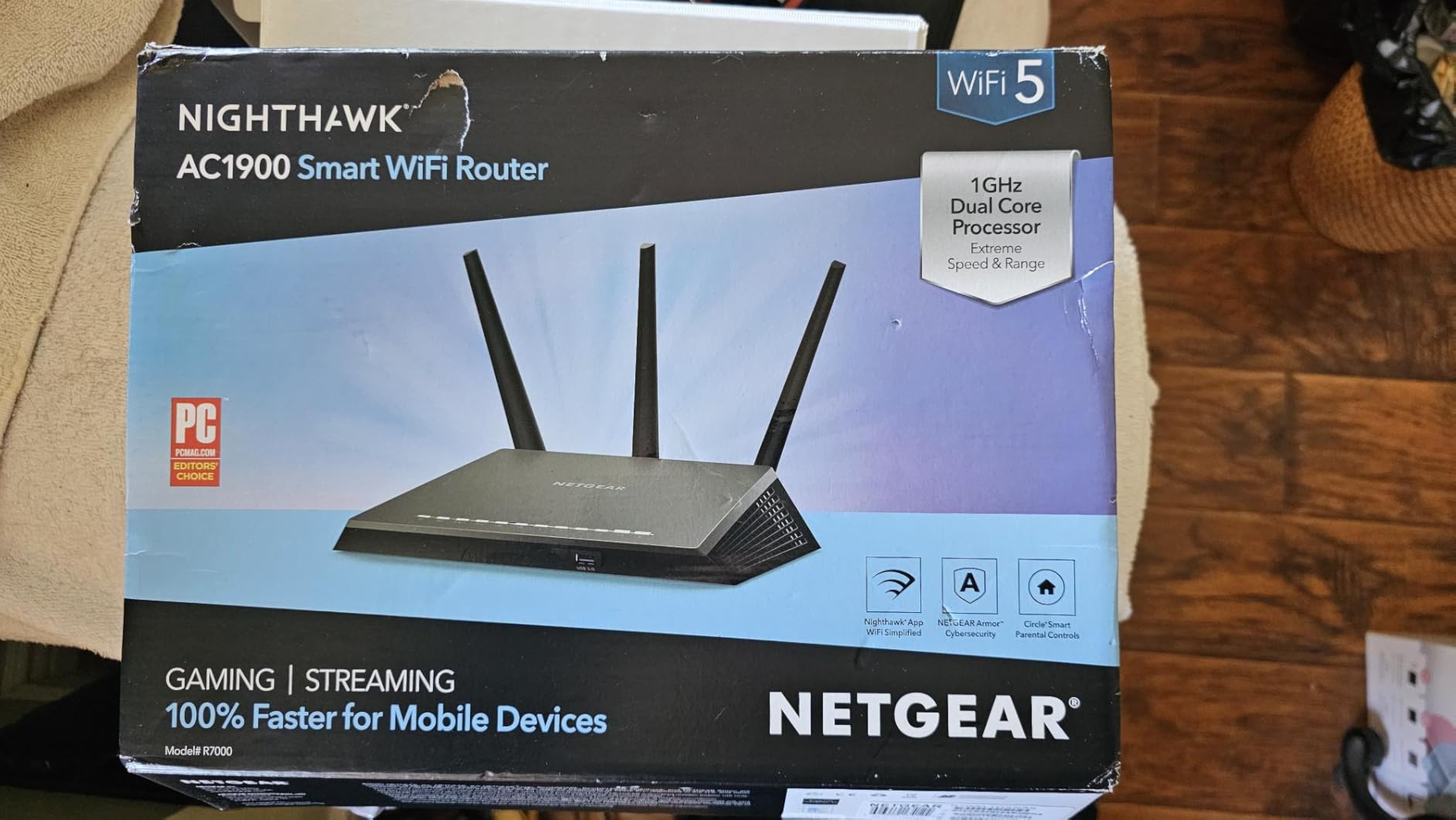 NETGEAR Nighthawk WiFi 6 Router (RAX36) AX3000, Dual-Band Gigabit, Covers 2,000 sq. ft., 25 Devices, Built-in VPN, USB 3.0, Gaming customer photo 2