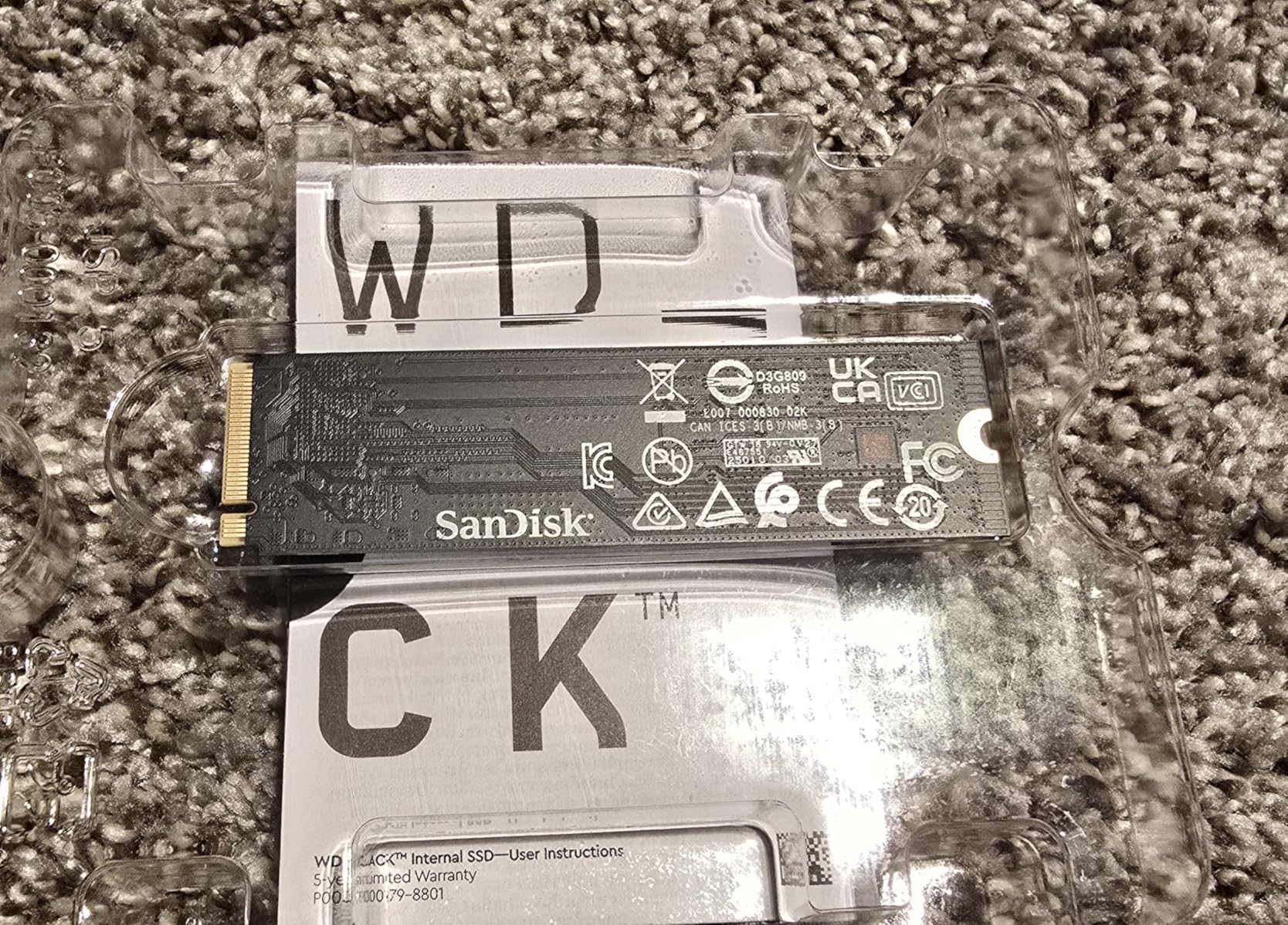 WD_Black SN7100 1TB NVMe SSD - Gen4 PCIe, M.2 2280, Up to 7,250 MB/s Read Speed, Up to 6,900 MB/s Write Speed, Next Gen TLC 3D NAND, for Laptops, Handheld Gaming Devices - WDS100T4X0E customer photo 2