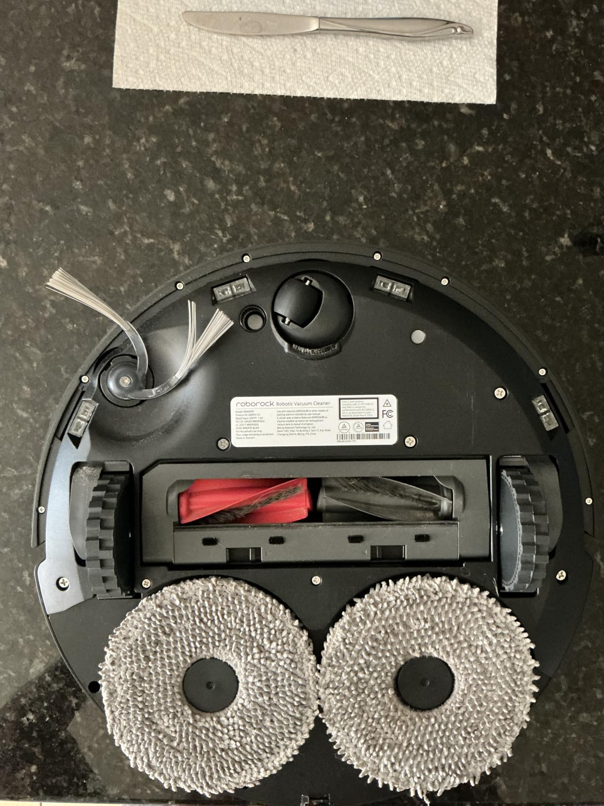roborock Qrevo S5V Robot Vacuum and Mop, FlexiArm Edge Mopping | 12,000Pa, Dual Zero-Tangle System, Smart Obstacle Avoidance, 10mm Mop Lifting, Auto Mop Washing&Drying, Self-Emptying customer photo 2