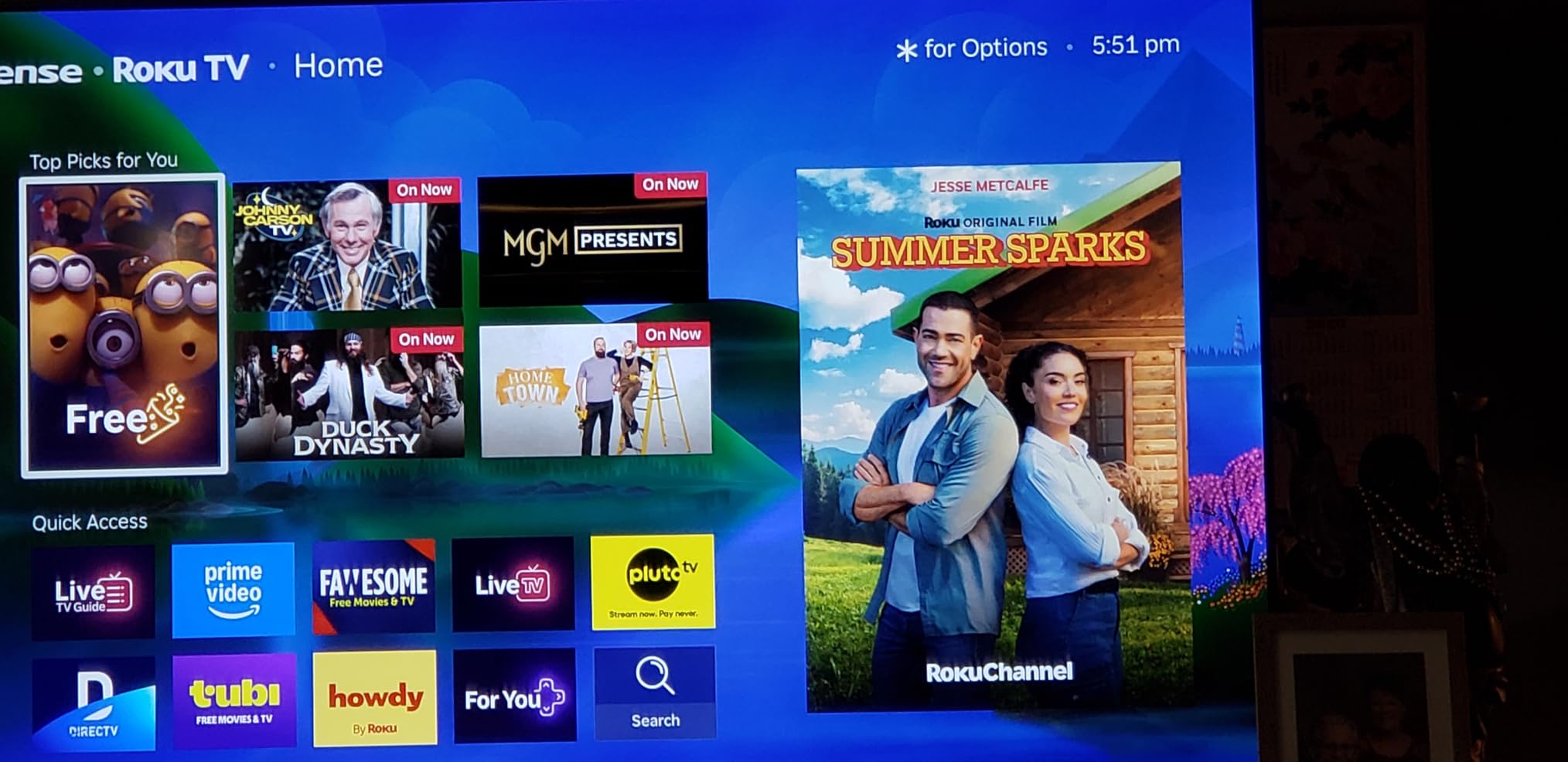 Roku 65-Inch Plus Series Smart TV - 4K QLED Mini-LED TV - RokuTV | Flat Screen Television with Dolby Vision & Wi-Fi for Streaming Live Local News, Sports - Enhanced Voice Remote customer photo 1