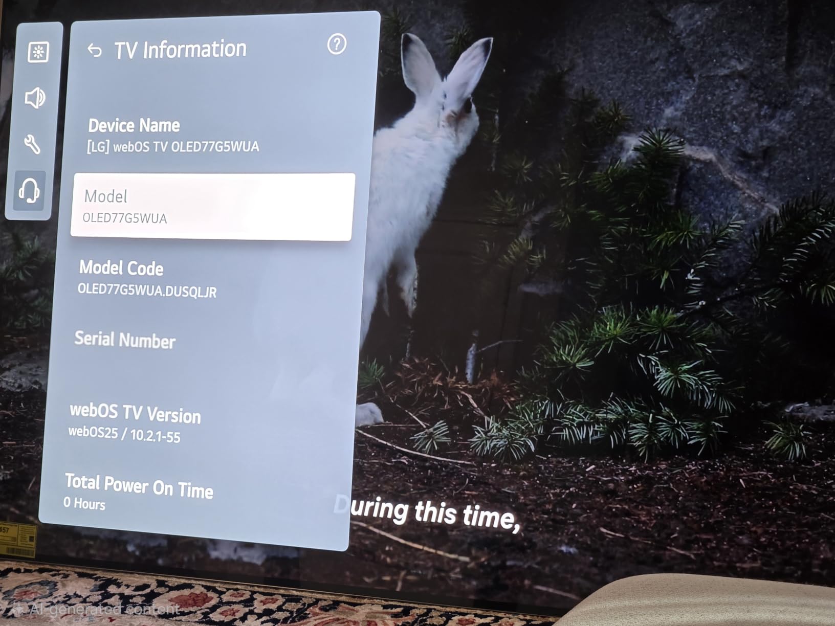 55-Inch Class OLED evo AI Super Upscaling 4K G5 Series Smart TV w/Dolby Atmos & Vision, HDR10, Filmmaker Mode, Wow Orchestra, Alexa Built-in (OLED55G5WUA, 2025) customer photo 1