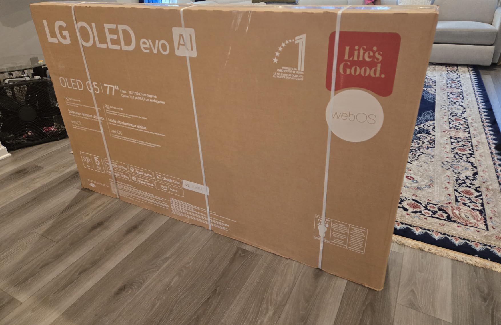 55-Inch Class OLED evo AI Super Upscaling 4K G5 Series Smart TV w/Dolby Atmos & Vision, HDR10, Filmmaker Mode, Wow Orchestra, Alexa Built-in (OLED55G5WUA, 2025) customer photo 2
