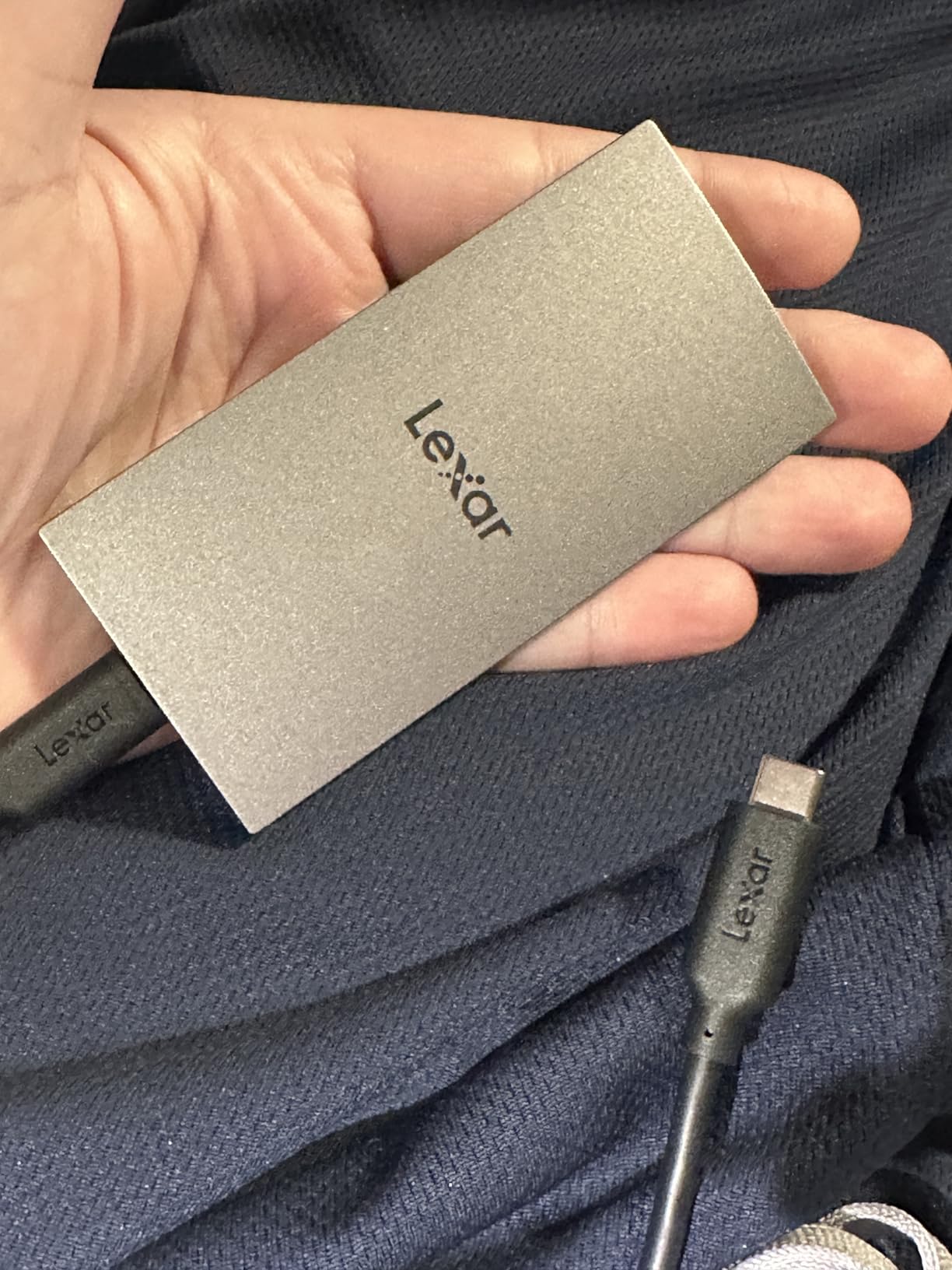 Lexar ES3 1TB External SSD, USB 3.2 Gen2 Portable SSD, PSSD Up to 1050MB/s Read, 1000MB/s Write, External Solid State Drive Compatible with iPhone 17 Series/Mac/PS5/XBOX/Laptop/PC, Blue customer photo 2