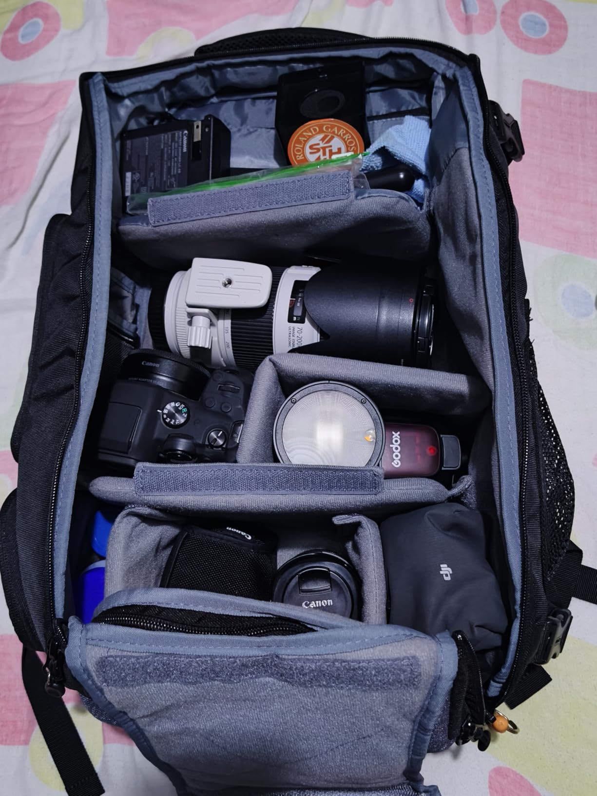 K&F CONCEPT Camera Backpack, 25L Large Capacity Camera Bag for Photographers | Raincover, 15.6 Inch Laptop Compartment, Compatible for Canon/Nikon/Sony/DJI Mavic Drone, B10 customer photo 1