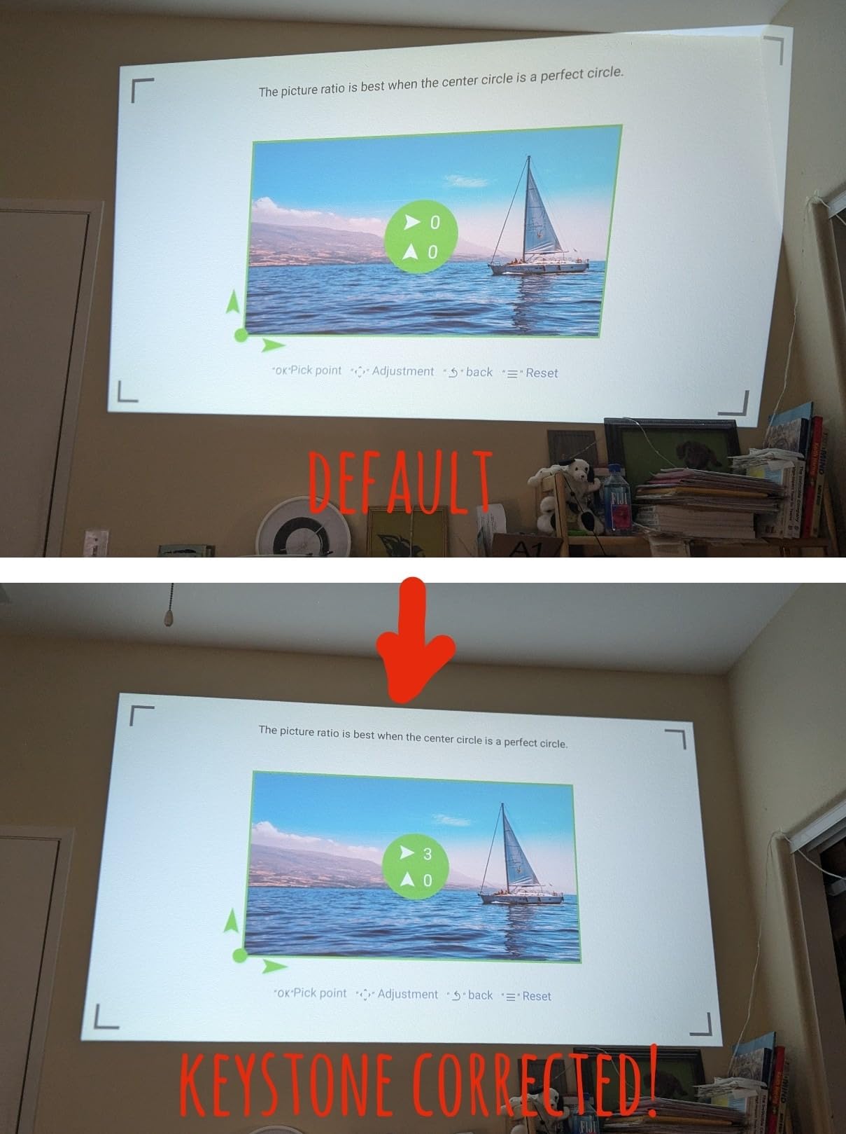 [Built-in Apps/4K Support] Smart Outdoor Projector with WiFi and Bluetooth, Movie Projector, DoIby Audio with Dual Speaker, Auto Focus w/ YouTube&PrimeVideo Proyector, Upgrad P62 Pro customer photo 2