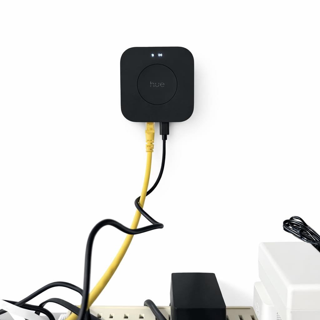 Philips Hue Bridge Pro, Smart Lighting Hub, Wireless, Advanced Encryption, Supports 150+ Lights & 50+ Accessories, Hue Bridge System Works with Apple Home, Alexa, Google, Samsung SmartThings customer photo 1