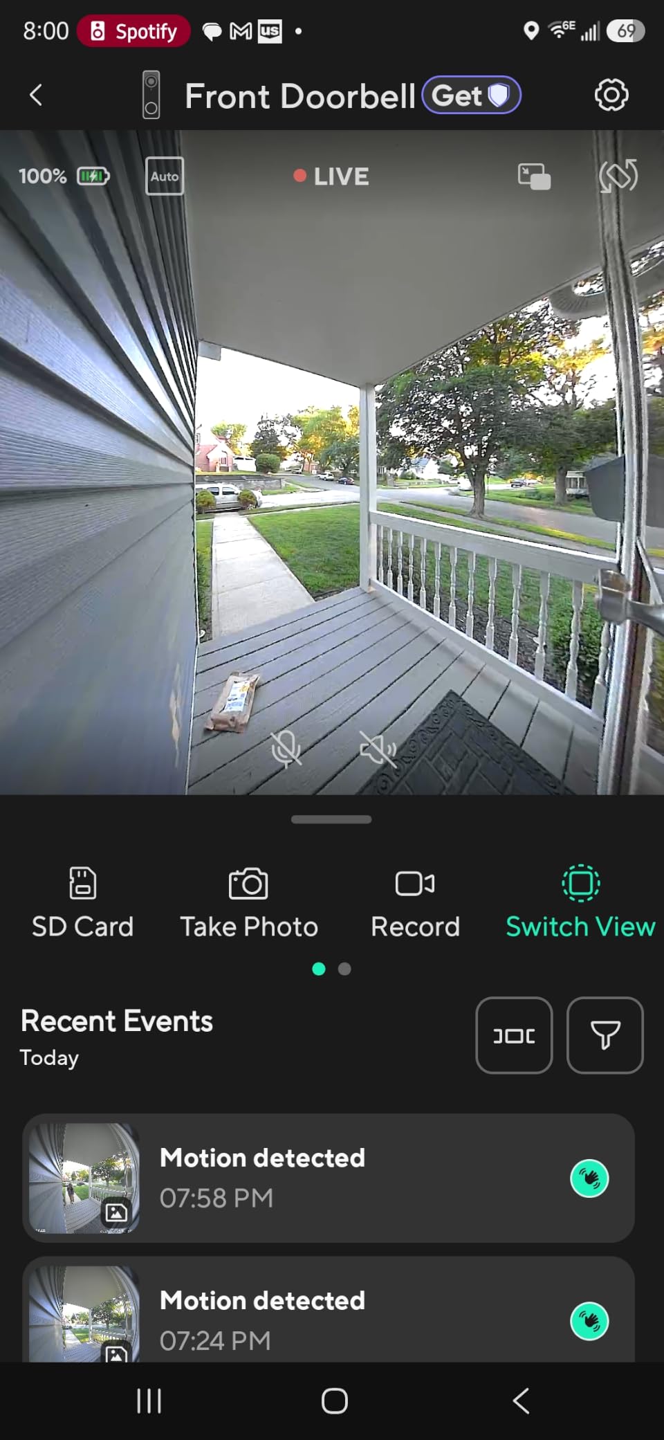 Wyze Battery Video Doorbell Wireless Camera, 1536x1536 HD+ with Color Night Vision, 2-Way Audio, 1:1 Head-to-Toe View, Person/Vehicle/Package Monitor, Wire-Free/Wired Option, 1 Minute Easy Setup customer photo 1