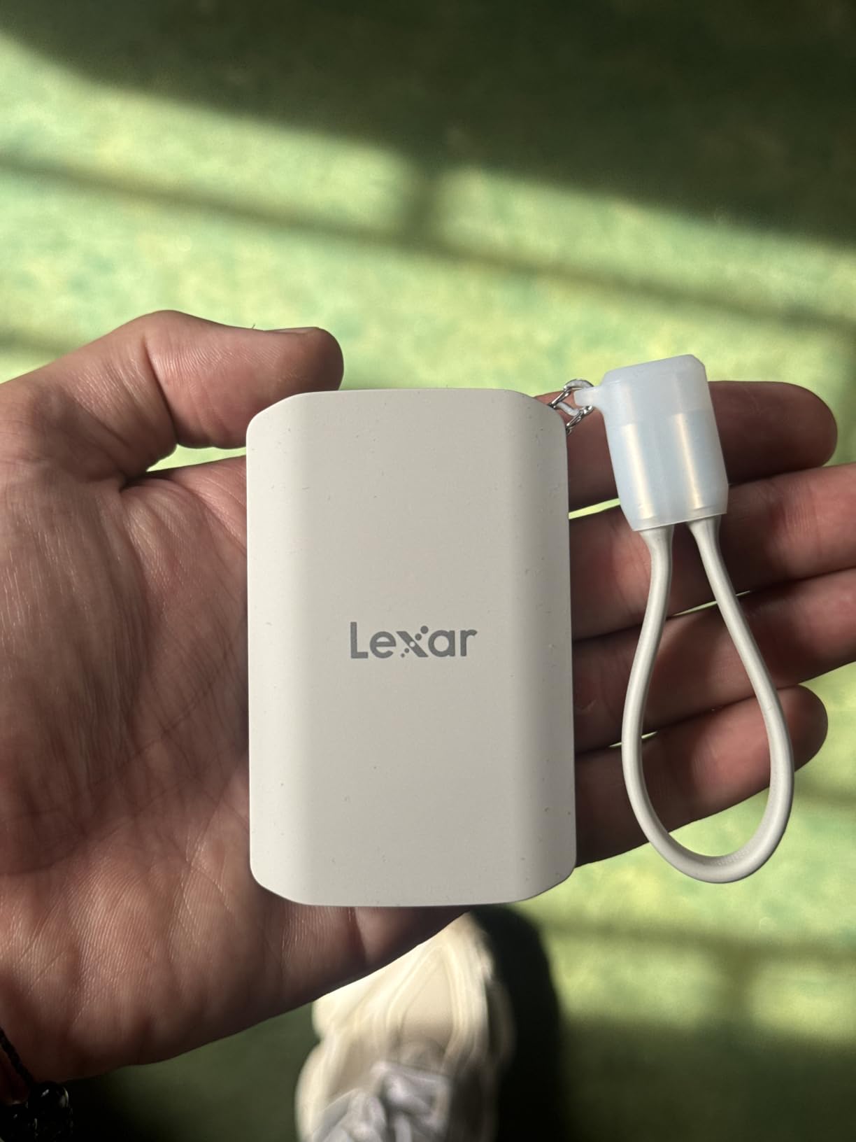 Lexar 1TB ES5 External SSD, 2000MB/s R/W, USB-C, Magnetic/Mag Safe | Compatible w/ Smartphone, iPhone 15/16+, PC, Mac, IP65 Drop/Dust/Water Resistant, Apple Pro Res, LES5XXX001T-RNWNU customer photo 1