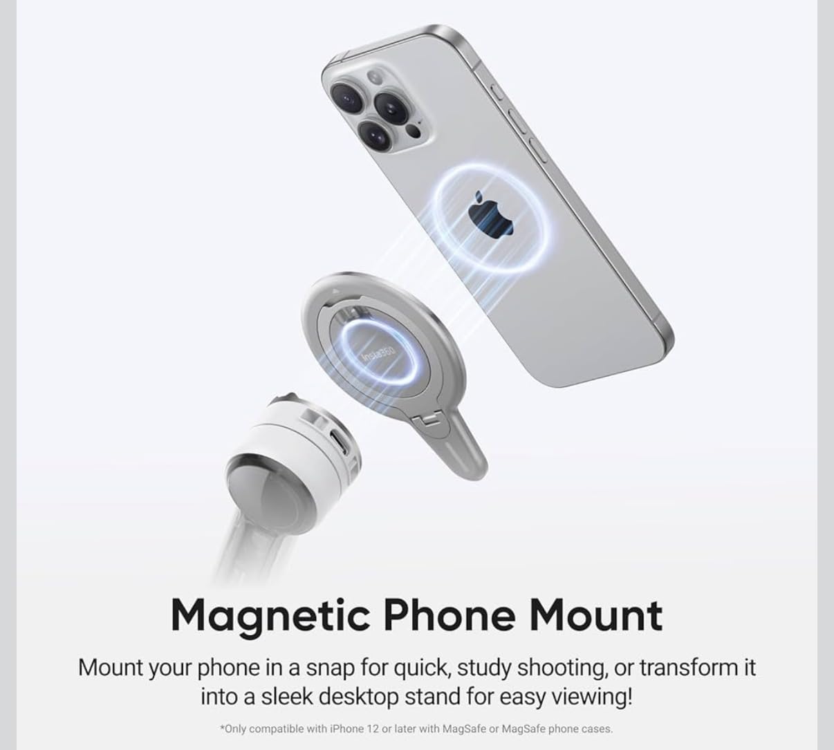 Insta360 Flow 2 Pro Phone Gimbal Stabilizer for iPhone & Android, AI Phone Gimbal, Phone Stabilizer for Travel & Vlogs, Phone Stabilizer for Videos, YouTube, TikTok - Ultimate Creator Bundle Grey customer photo 1