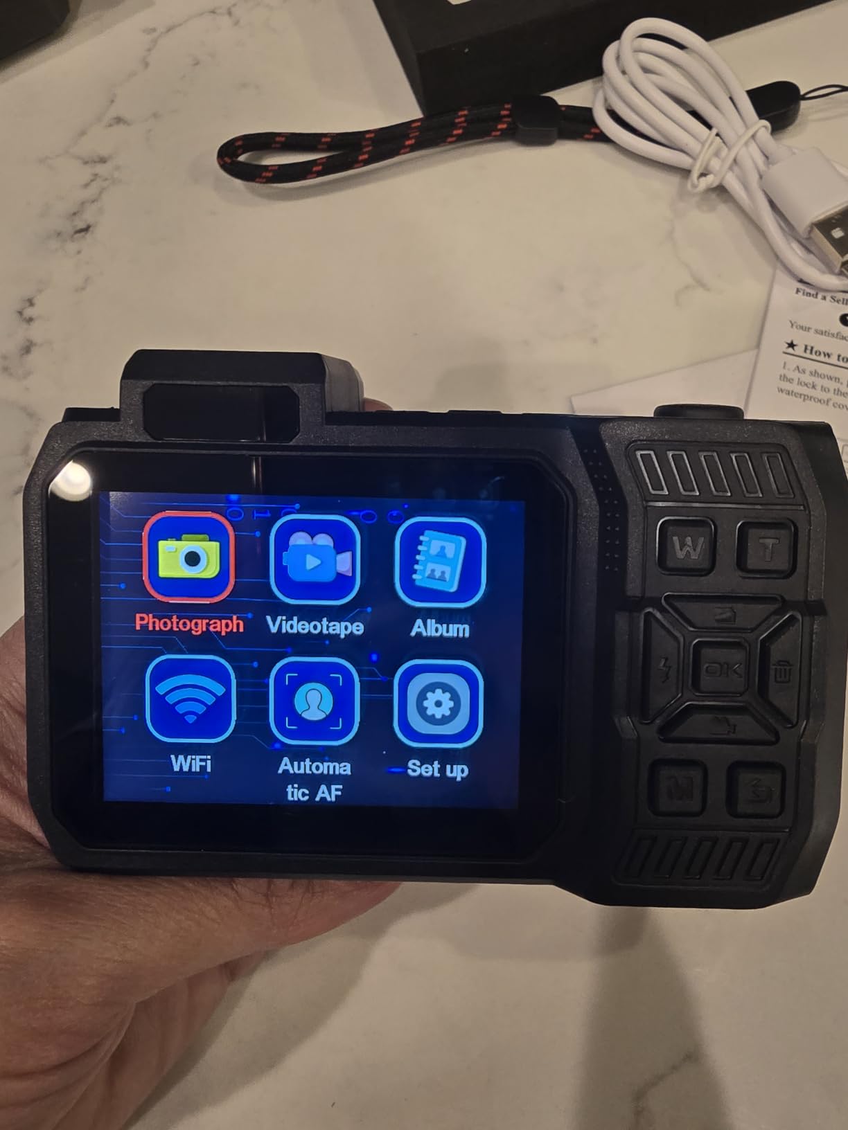8K Underwater Camera WiFi 90MP 50FT Waterproof 32GB Card Dual-Screen Touch | Suitable for Snorkeling and Diving, Rugged Shockproof Dustproof Dustproof, AF Selfie, 18X Zoom, Floatable customer photo 2