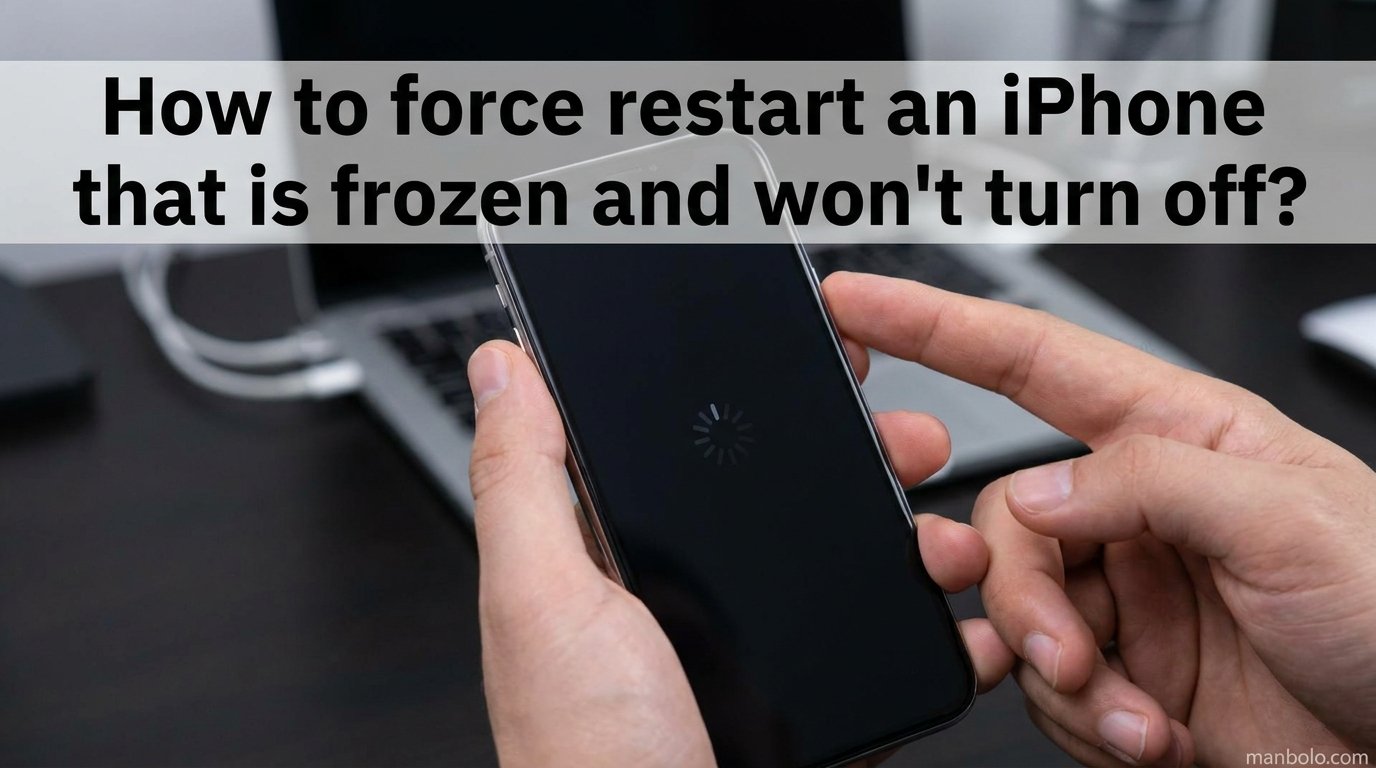 How to force restart an iPhone that is frozen and won't turn off