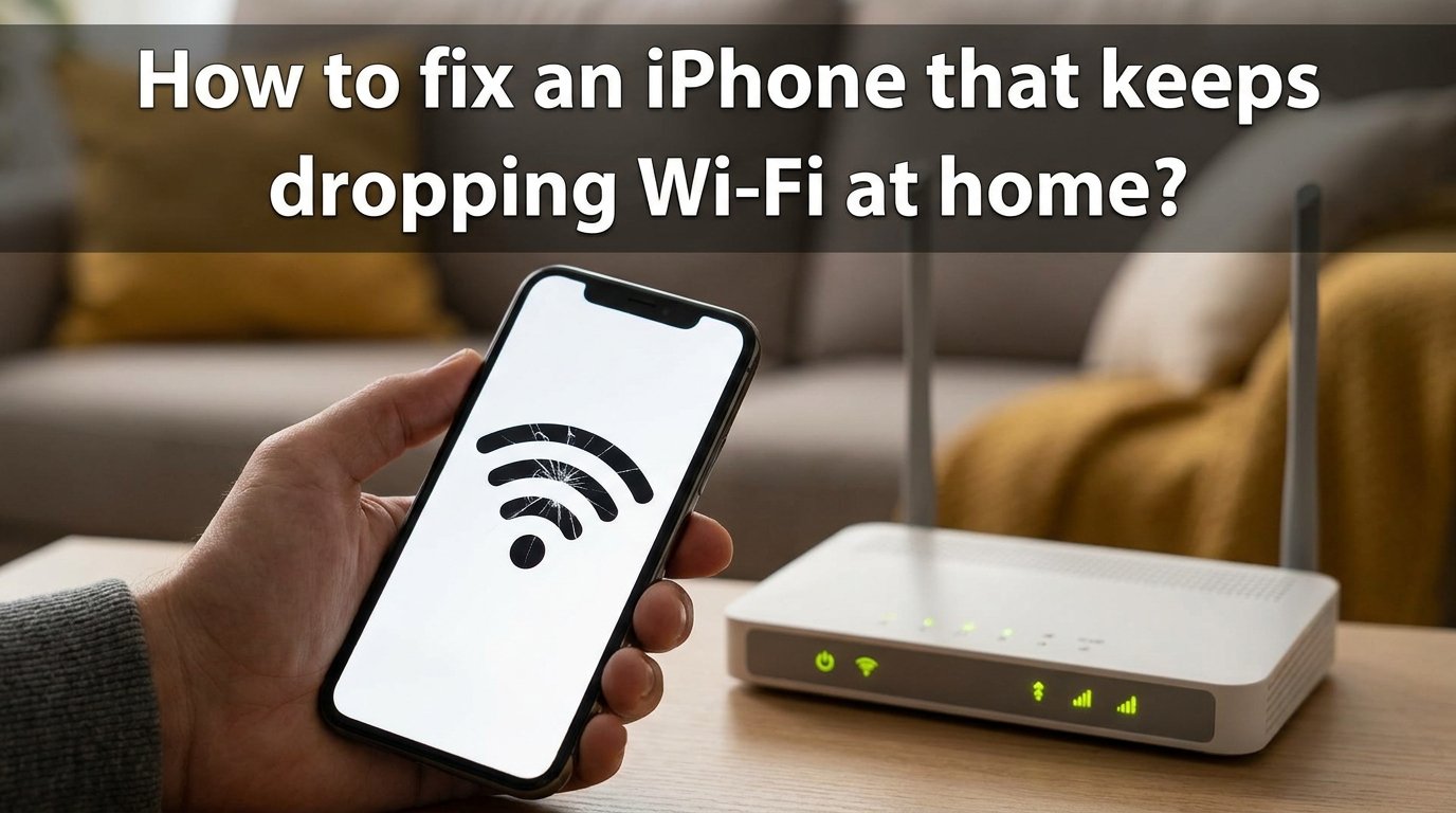 How to fix an iPhone that keeps dropping Wi-Fi at home
