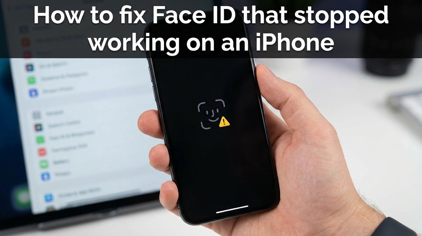 How to fix Face ID that stopped working on an iPhone