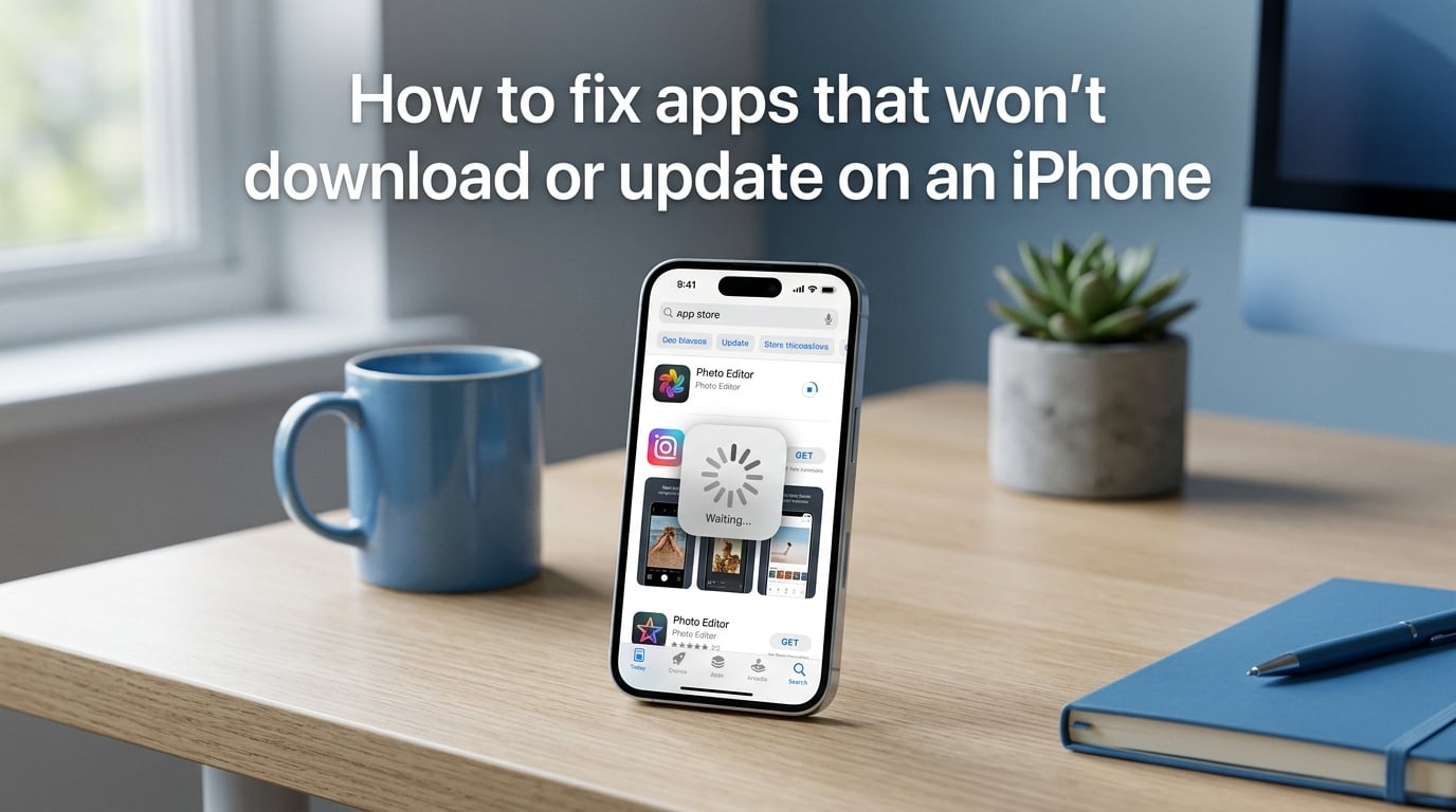How to fix apps that won't download or update on an iPhone