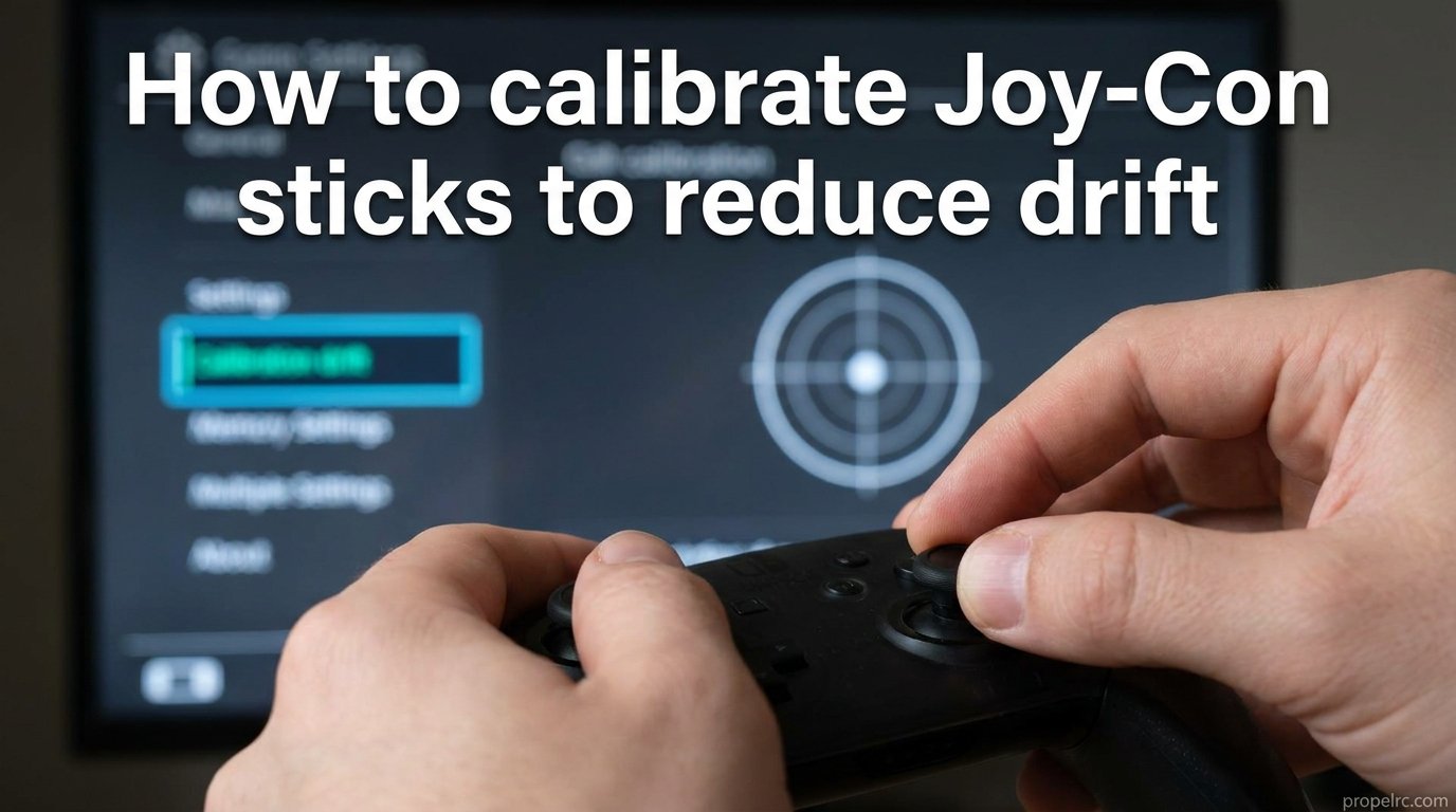 How to calibrate Joy-Con sticks to reduce drift