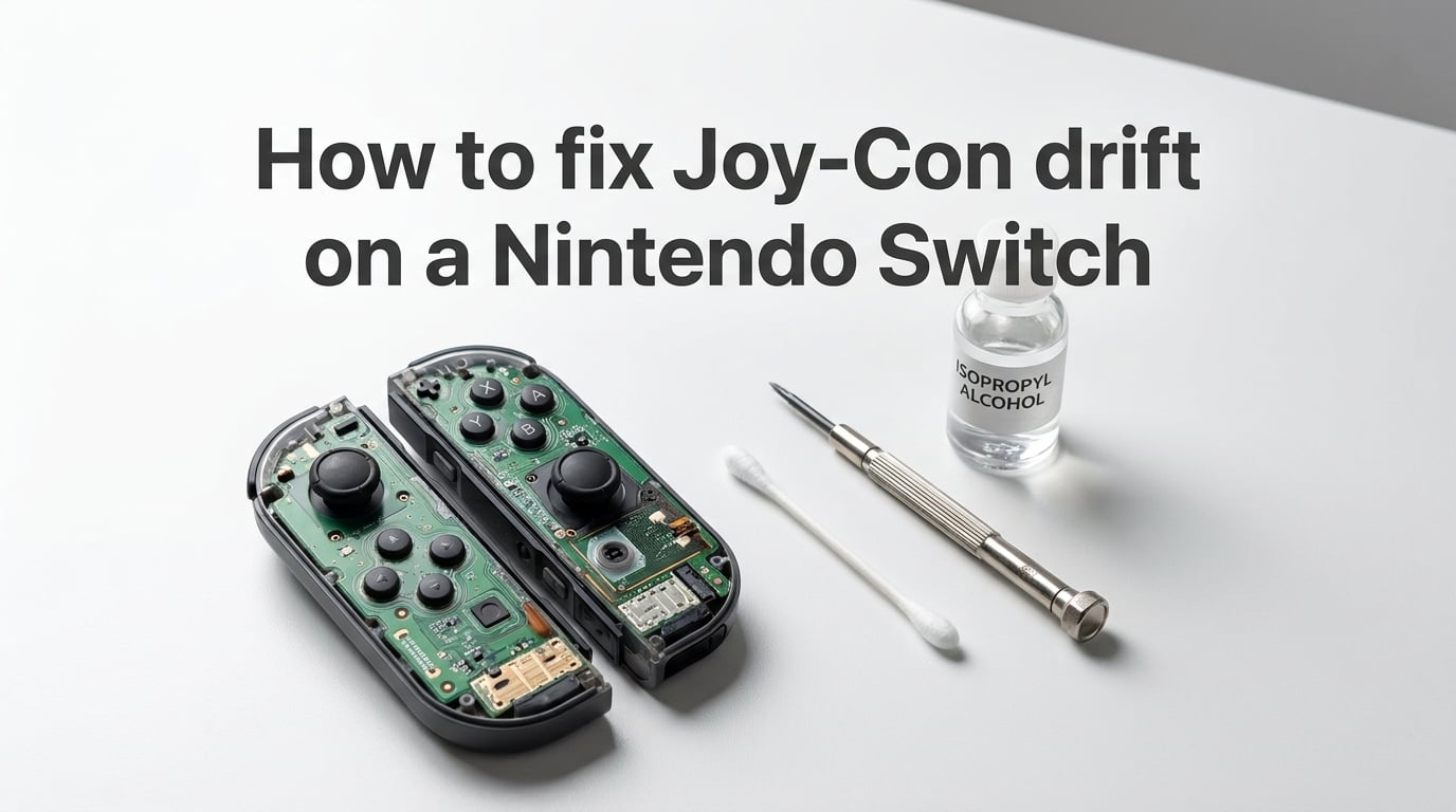 How to fix Joy-Con drift on a Nintendo Switch