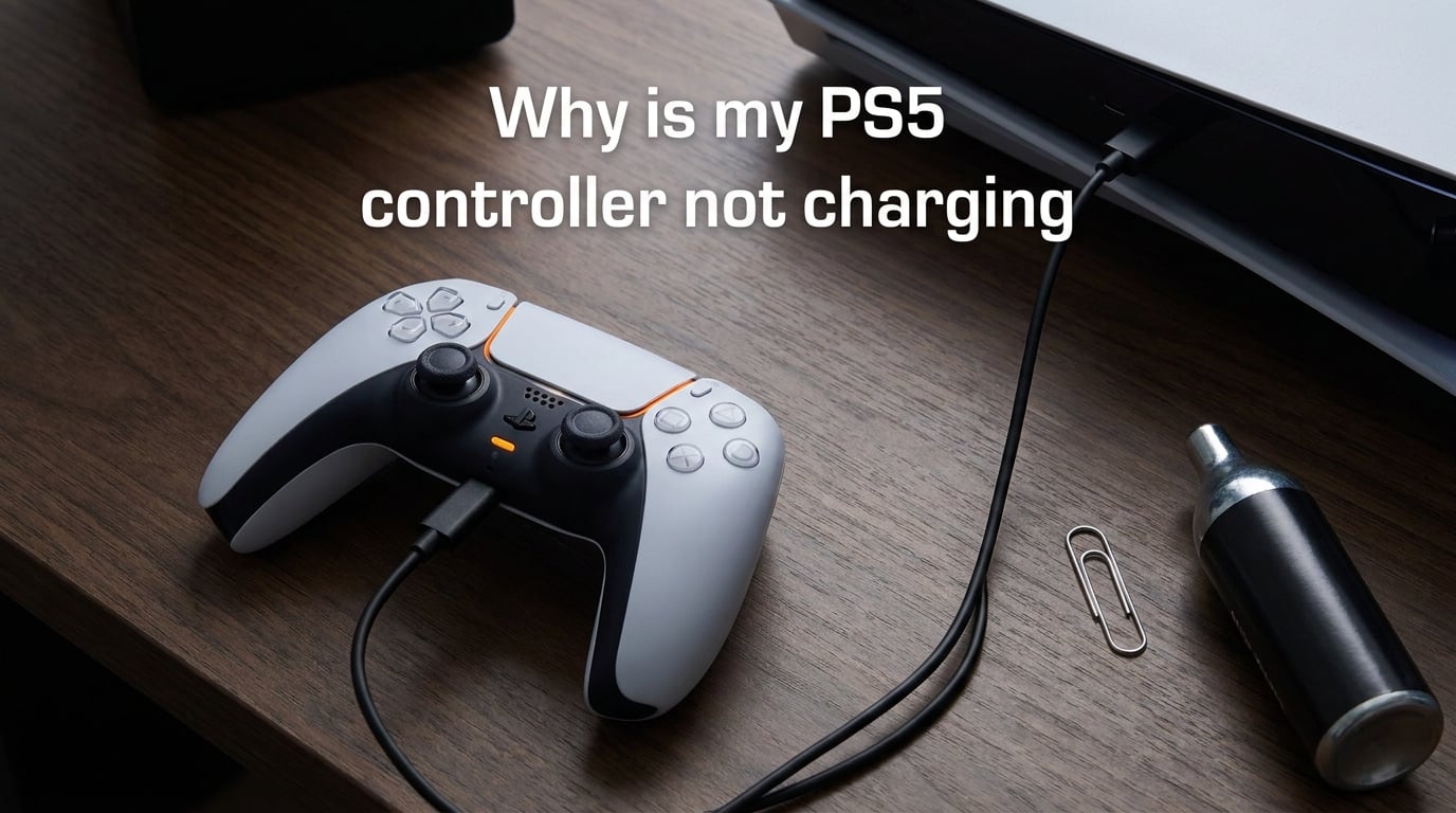 Why is my PS5 controller not charging