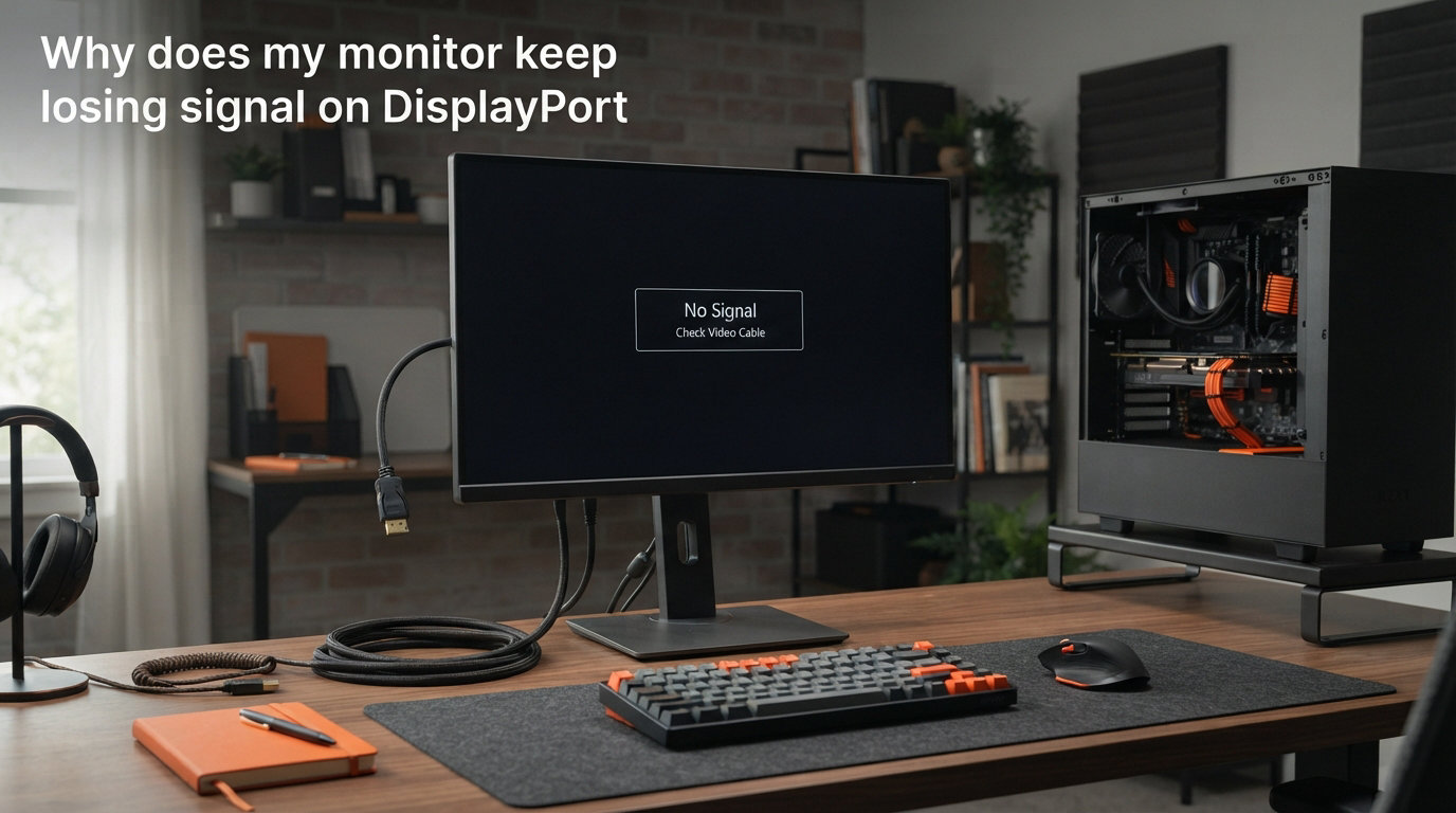 Why does my monitor keep losing signal on DisplayPort