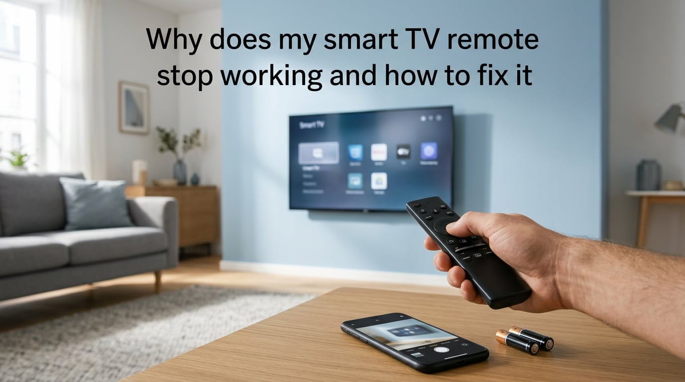 Why does my smart TV remote stop working and how to fix it