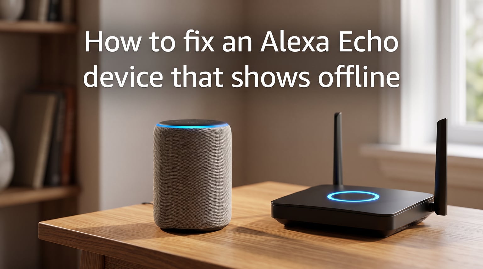 How to fix an Alexa Echo device that shows offline